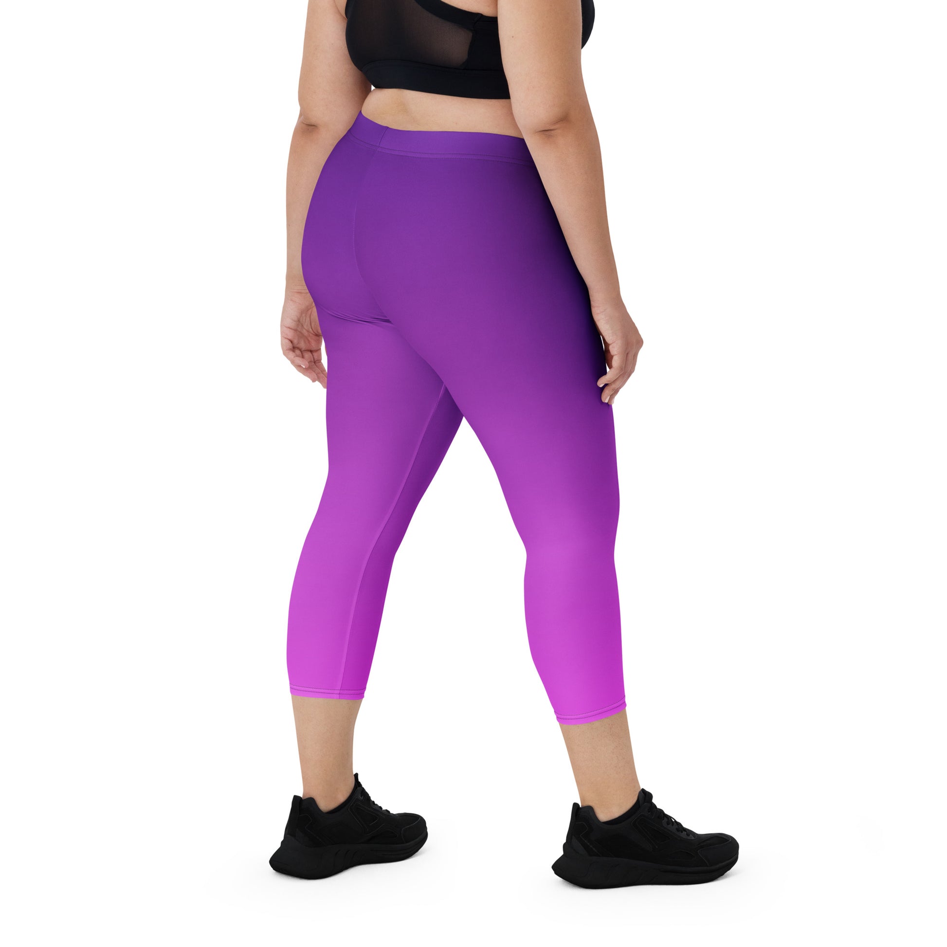 Neon Orchid Women's Capri Leggings - FLAKOUT