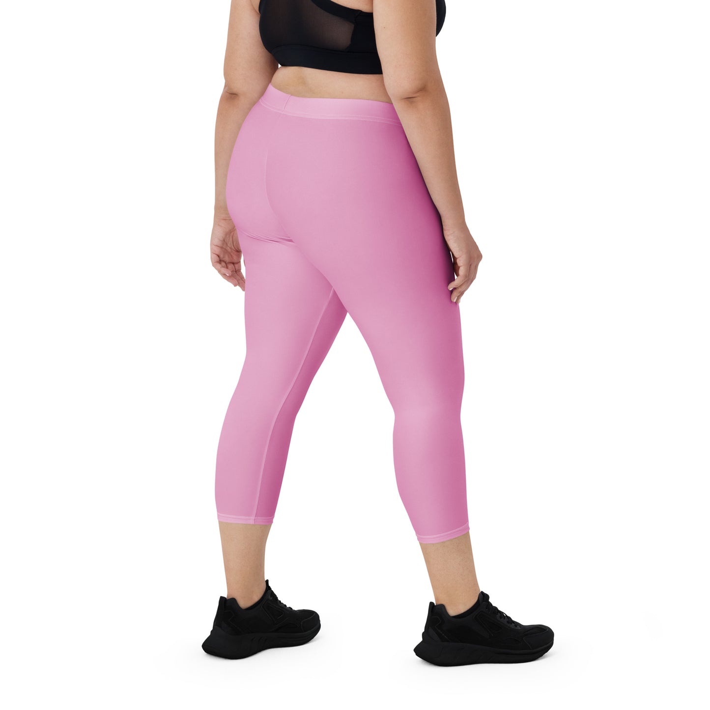 Rose Blossom Women's Capri Leggings - FLAKOUT