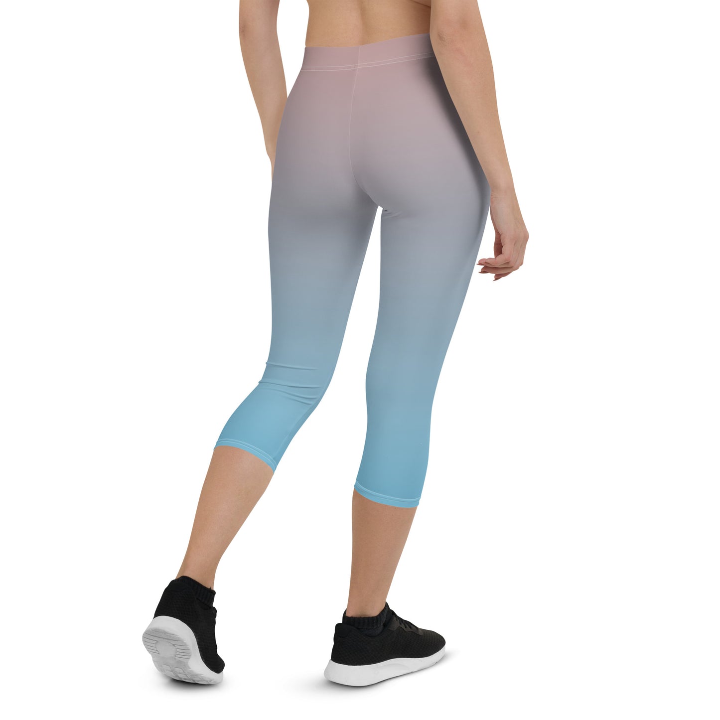 Rose Water FLAKOUT Sport Women's Capri Leggings - FLAKOUT