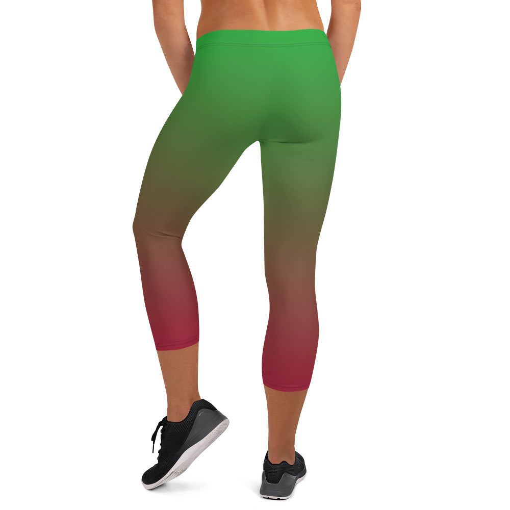 Forest Flame FLAKOUT Sport Women's Capri Leggings - FLAKOUT