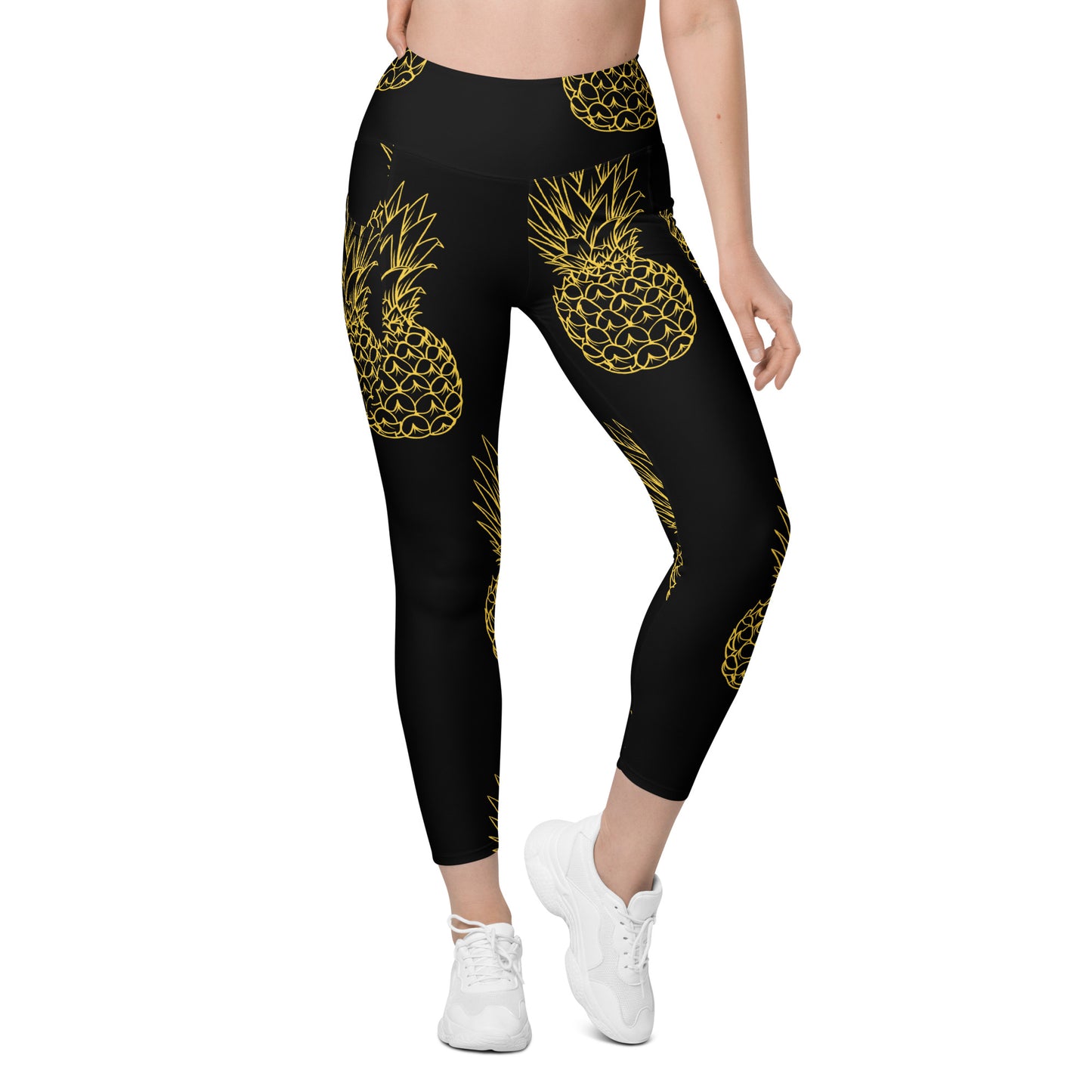 Pineapple Bliss Women's Leggings With Pockets - FLAKOUT