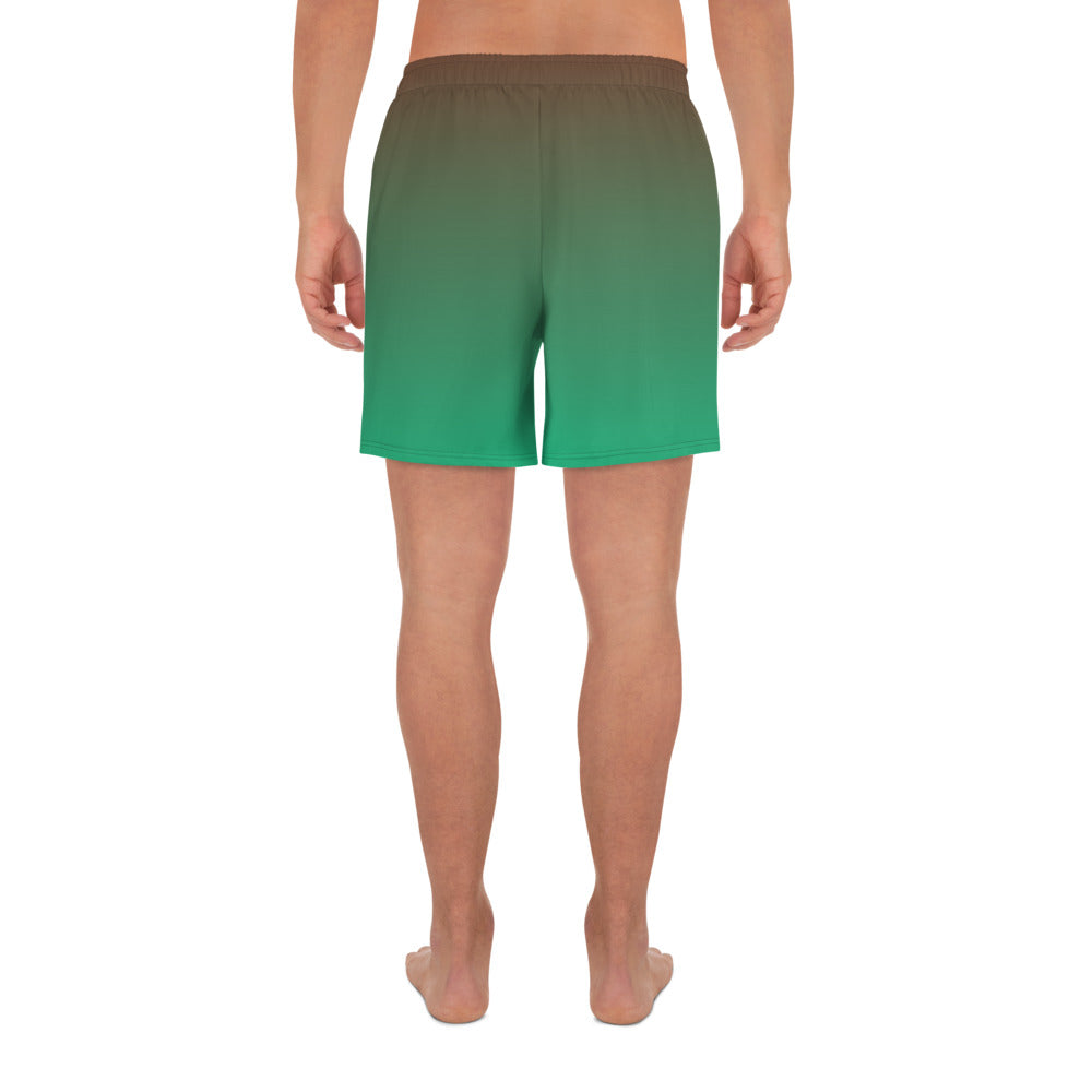 FLAKOUT Sport Lively Leaf Men's Recycled Athletic Shorts - FLAKOUT