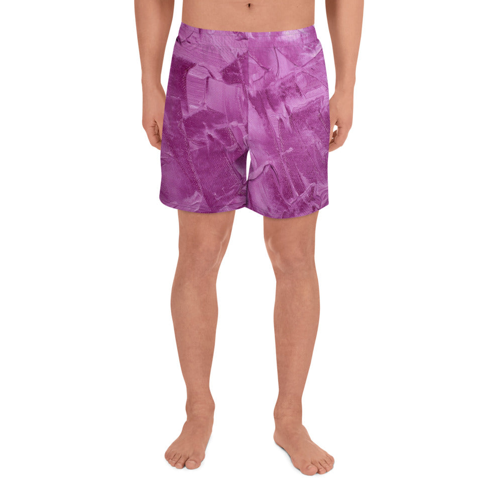 Ebonized Mulberry Men's Swim - Athletic Shorts - FLAKOUT