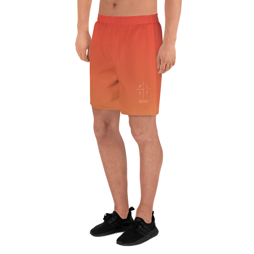 FLAKOUT Sport Flame Kissed Men's Recycled Athletic Shorts - FLAKOUT