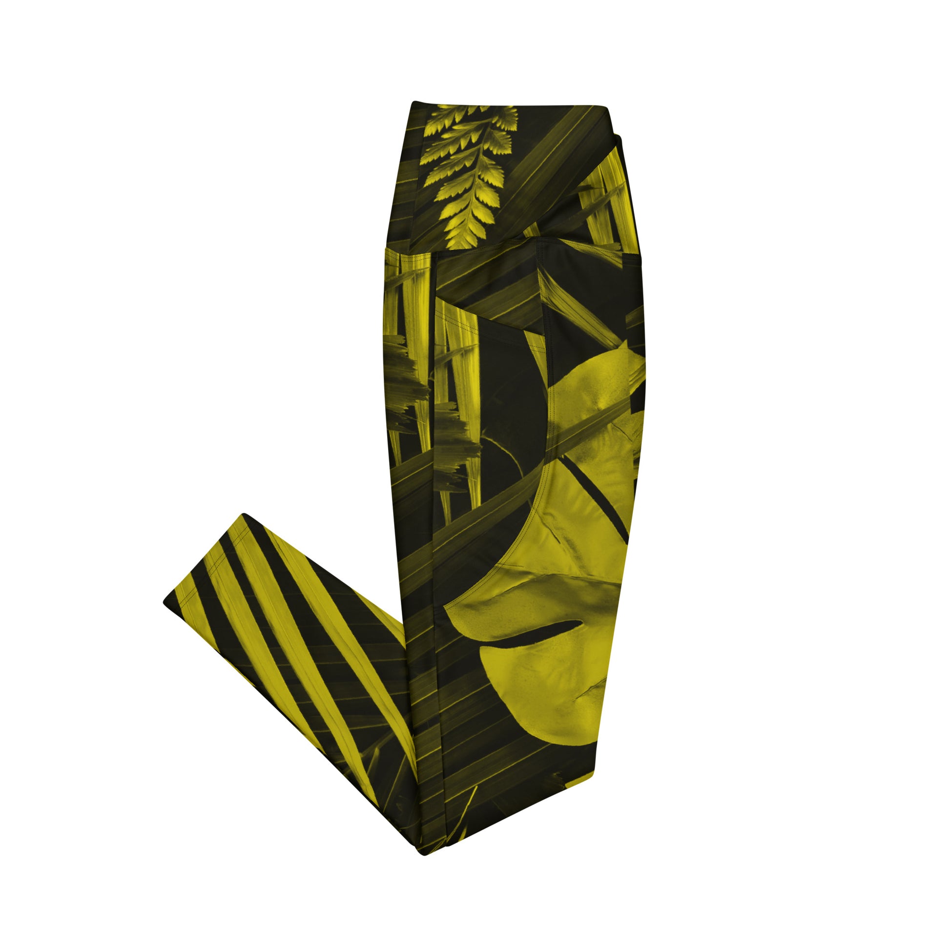 Yellowaze Women's Recycled Crossover Leggings With Pockets - FLAKOUT