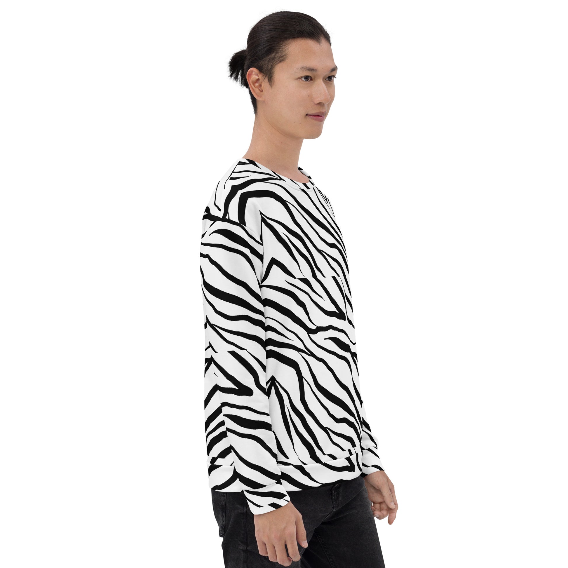 Striped Zebra Vibrance Sweatshirt - FLAKOUT