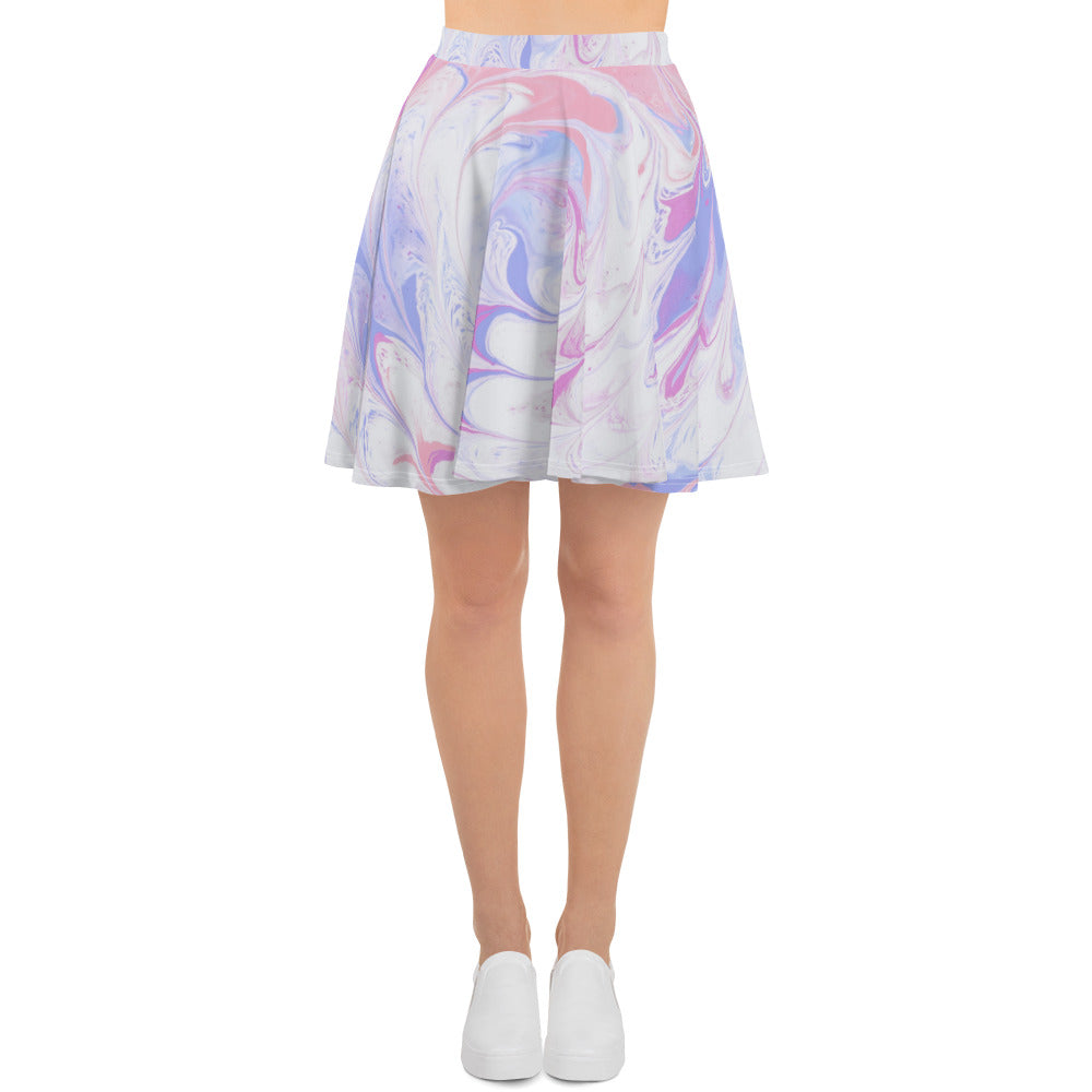 Fluid Colors Flair Women's Skater Skirt - FLAKOUT