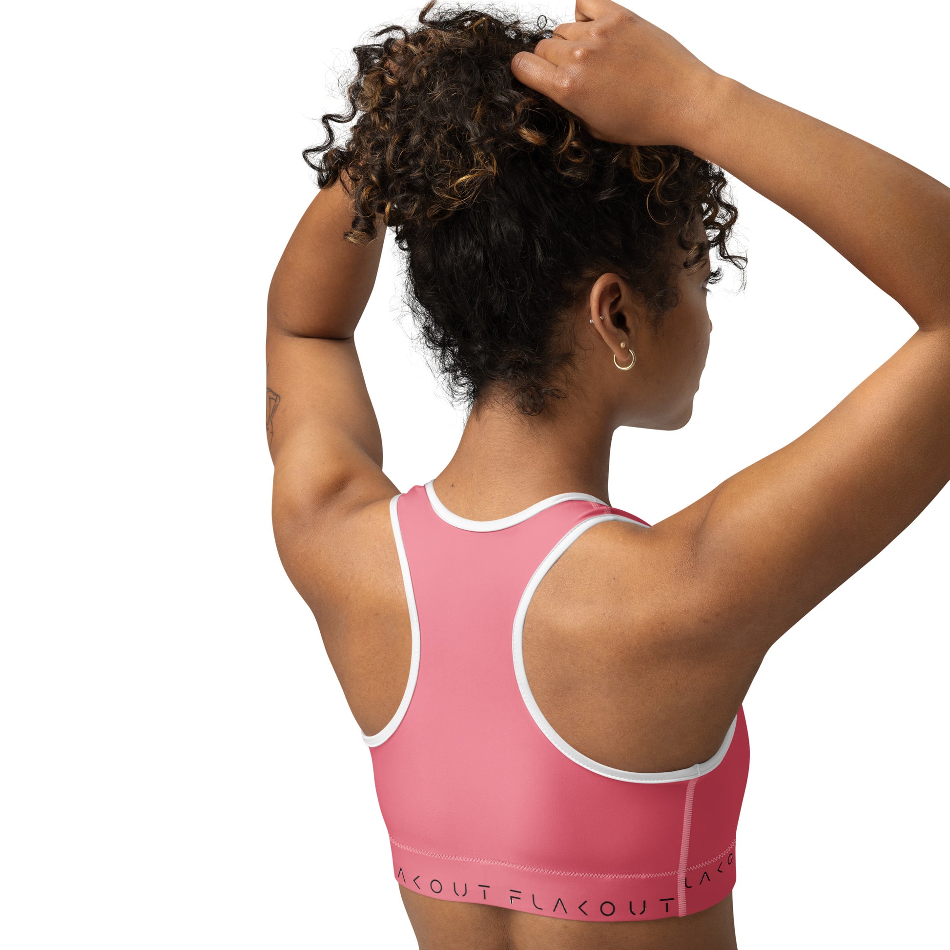 Cotton Candy Women's Sports Performance Bra - FLAKOUT