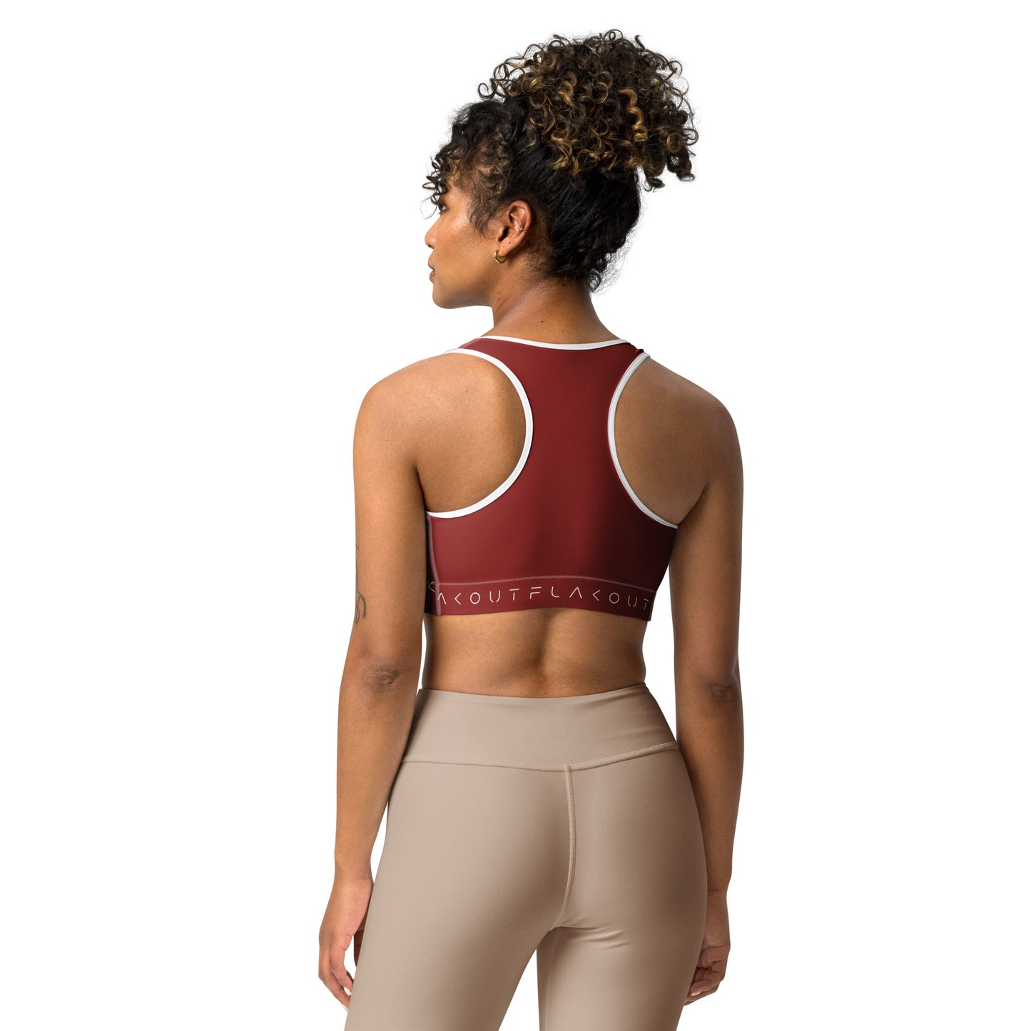 Cherry Inferno Women's Sports Performance Bra - FLAKOUT