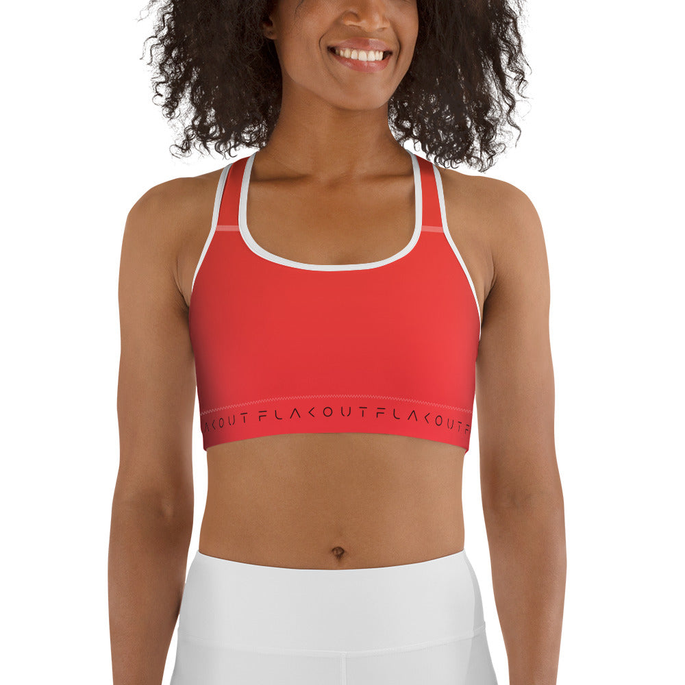 Sunset Shimmer Women's Sports Performance Bra - FLAKOUT