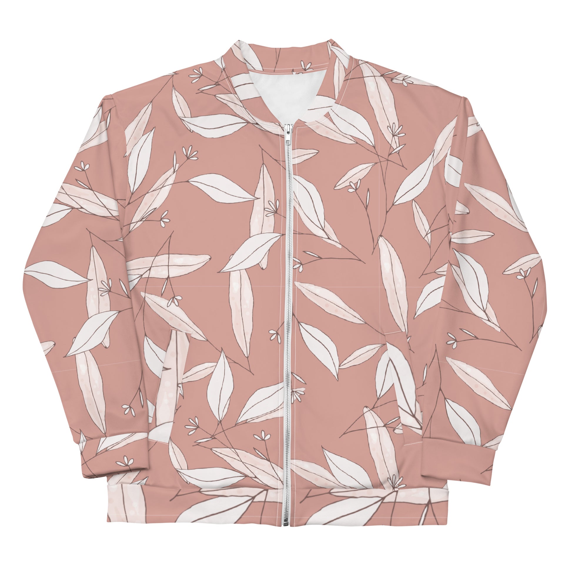 Feathered Finesse Women's Bomber Jacket - FLAKOUT