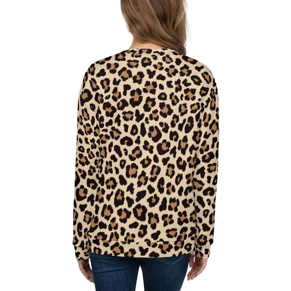 Leopar Chic Feline Women's Sweatshirt - FLAKOUT