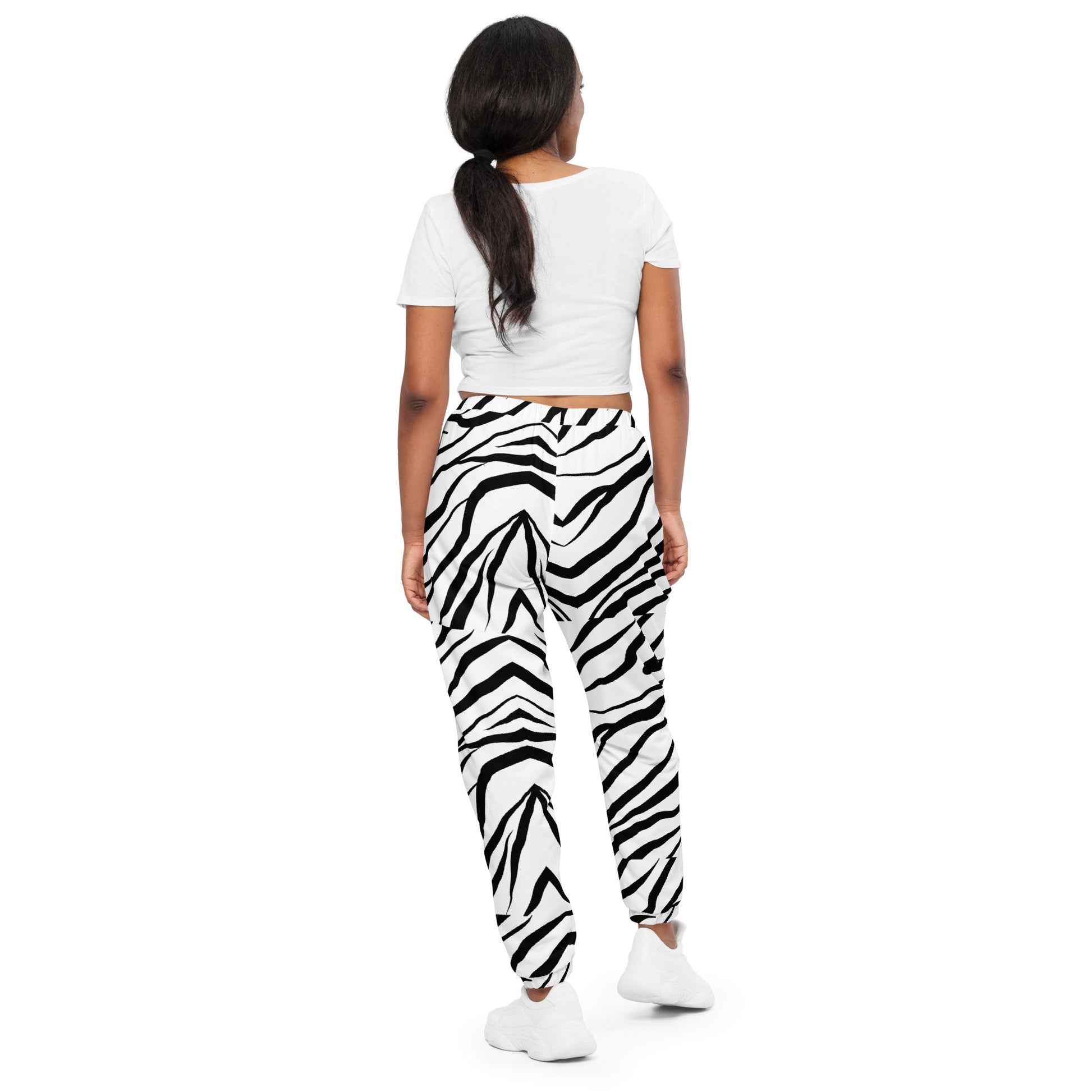 Striped Zebra Vibrance Track Pants - FLAKOUT