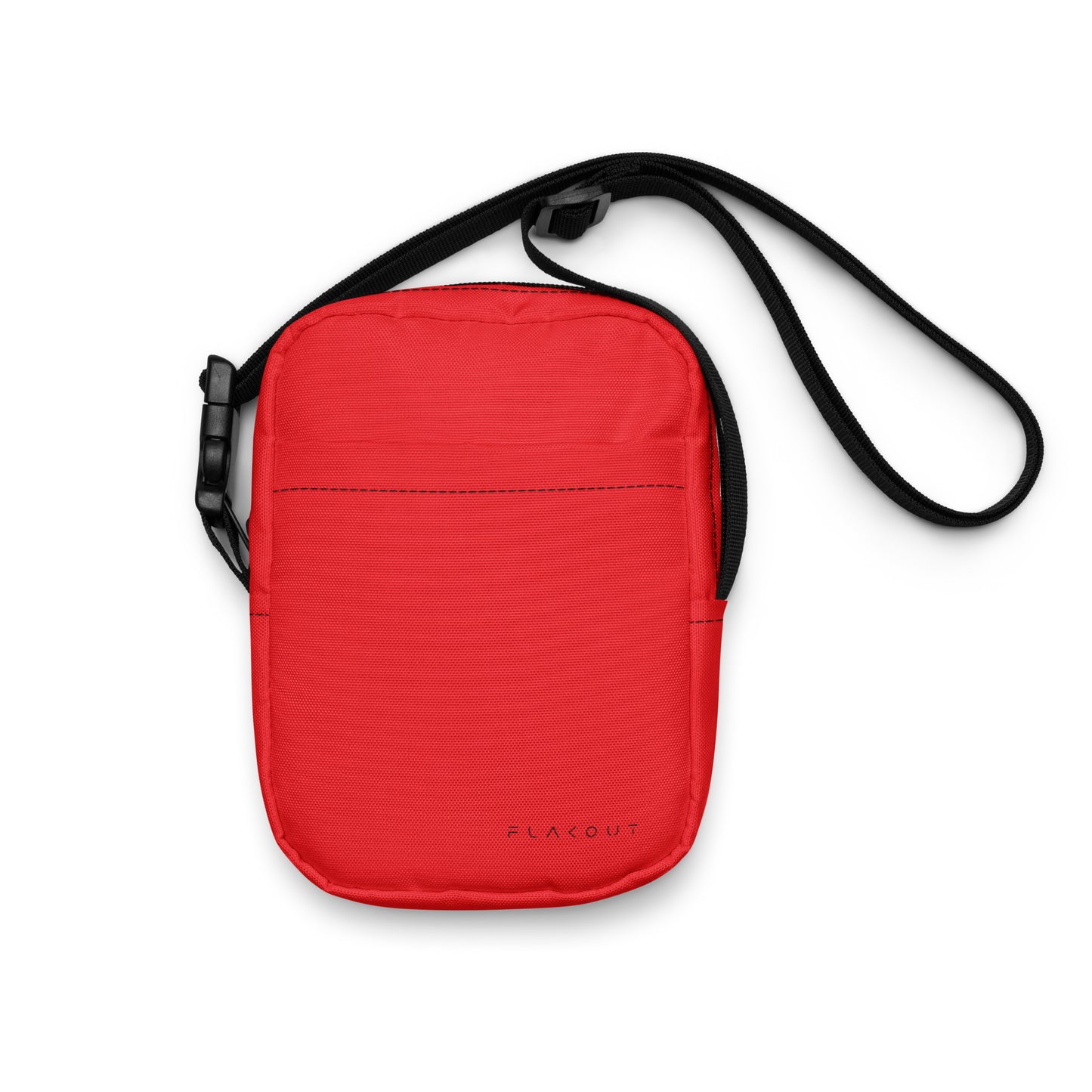 Unisex Water-resistant Crossbody Bag - Red - FLAKOUT