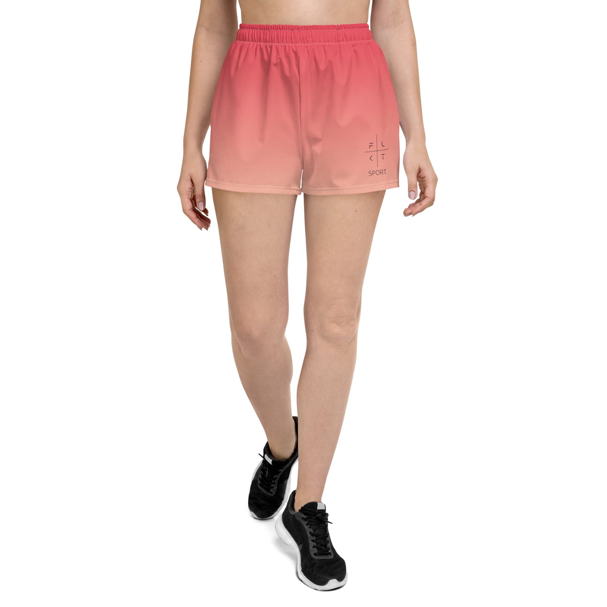 FLAKOUT Sport Strawberry Dream Women’s Recycled Athletic Shorts - FLAKOUT