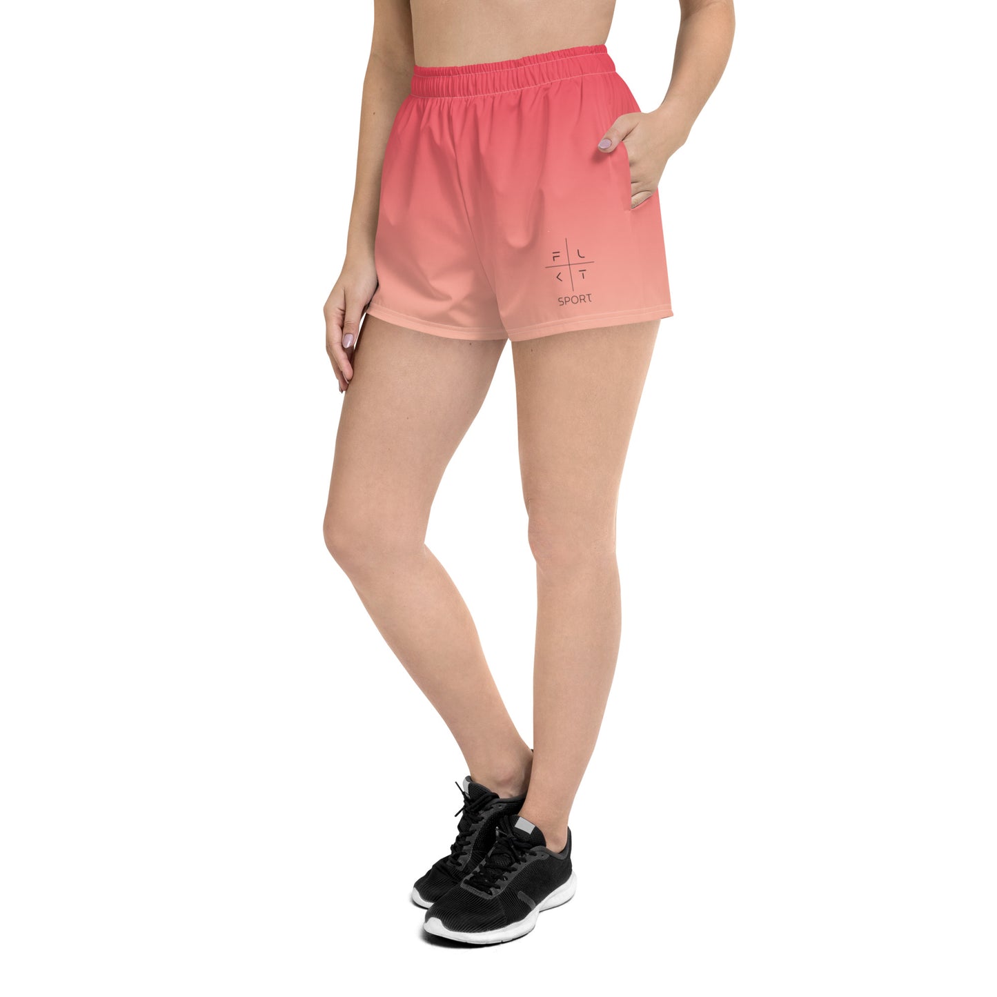 FLAKOUT Sport Strawberry Dream Women’s Recycled Athletic Shorts - FLAKOUT