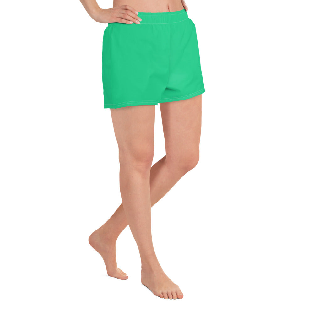 FLAKOUT Sport Verdant Oasis Women’s Recycled Athletic Shorts - FLAKOUT