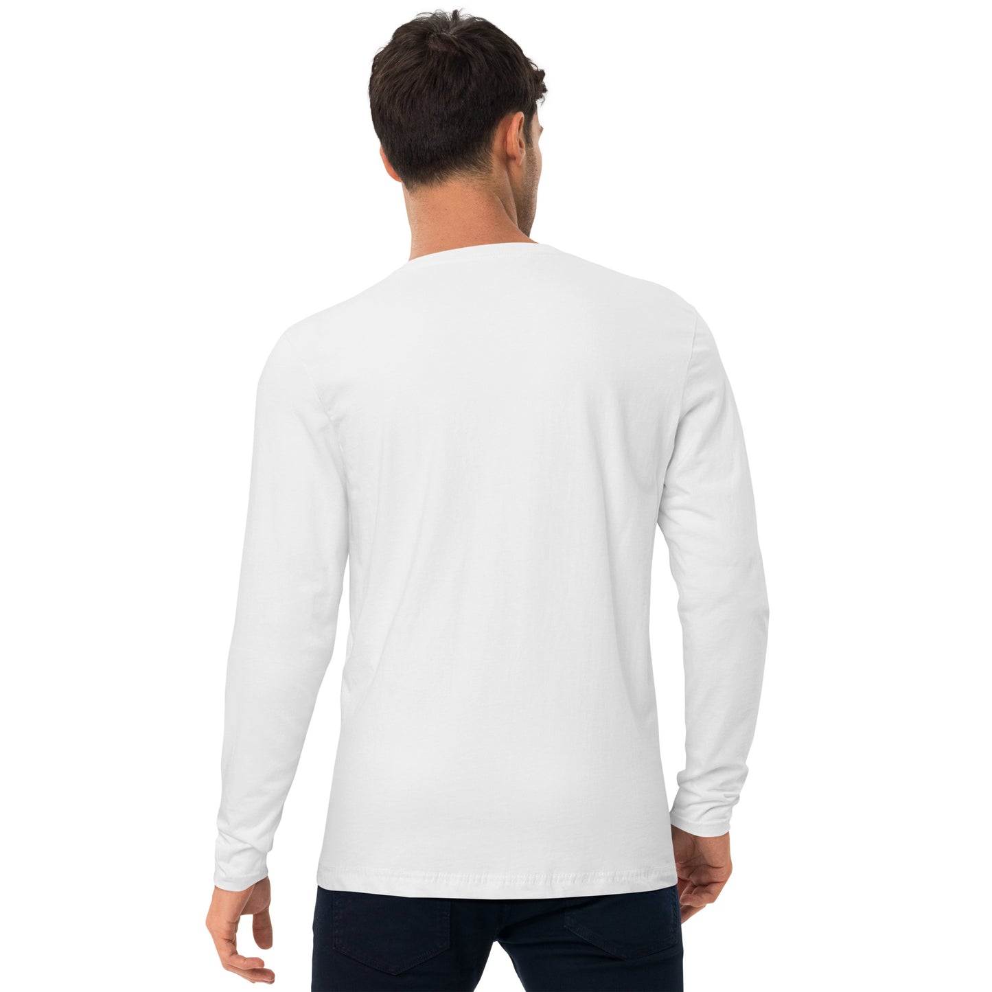 Zen Blossom Long Sleeve Fitted Crew Neck Tee - FLAKOUT