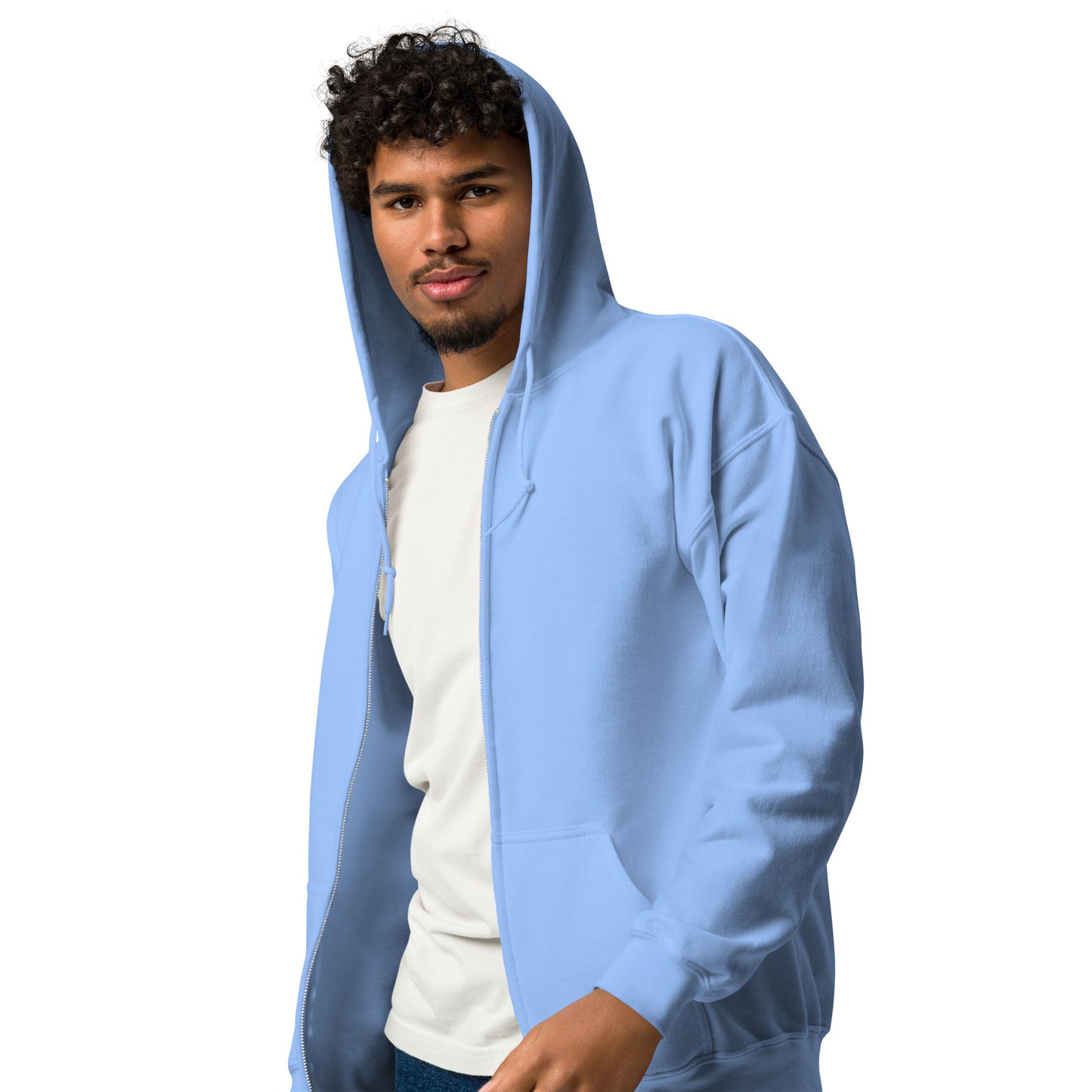 Limerence Heavy Harmony Fusion Zip Hoodie - Carolina Blue - FLAKOUT