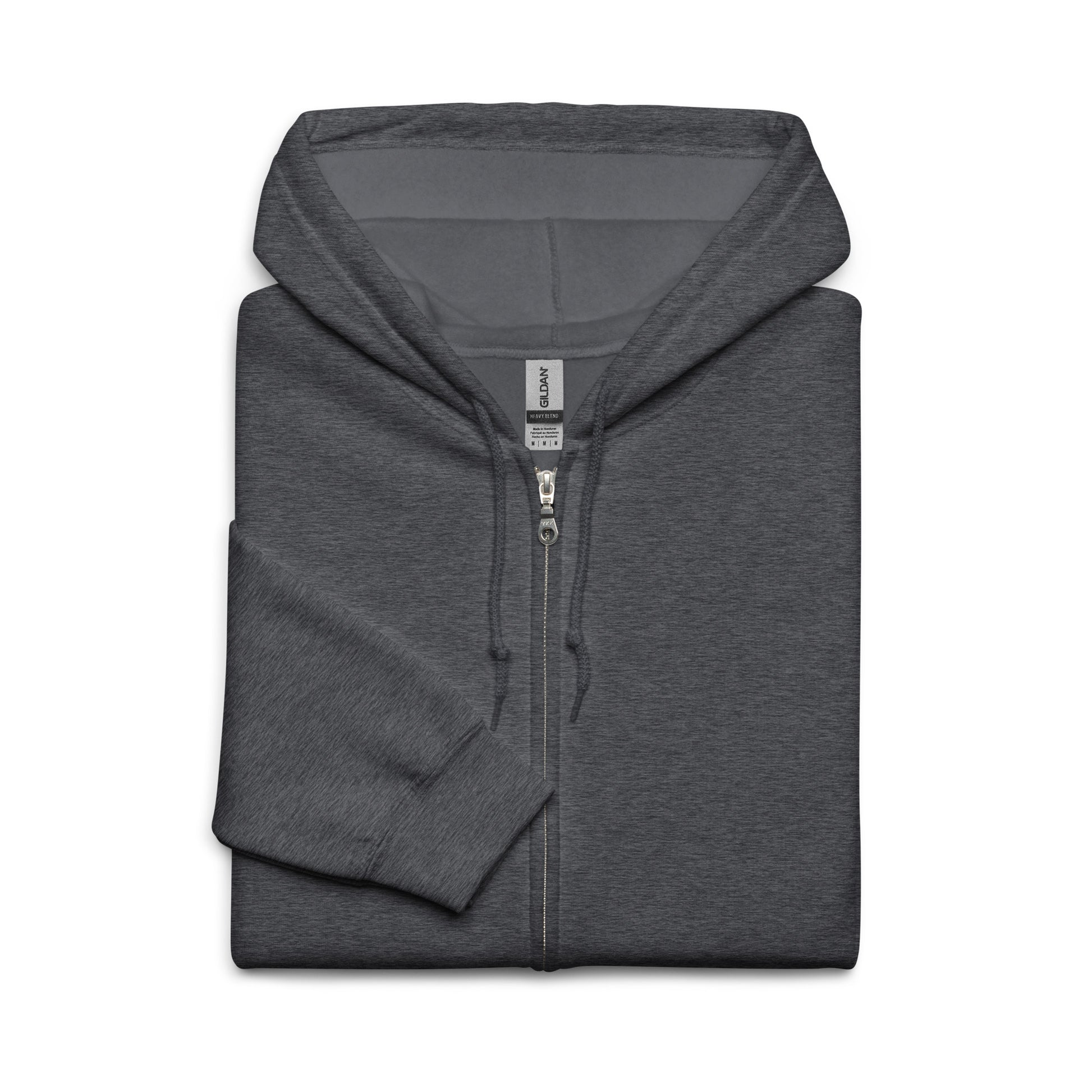 Echoes Of Dejavu Heavy Harmony Fusion Zip Hoodie - Dark Heather - FLAKOUT