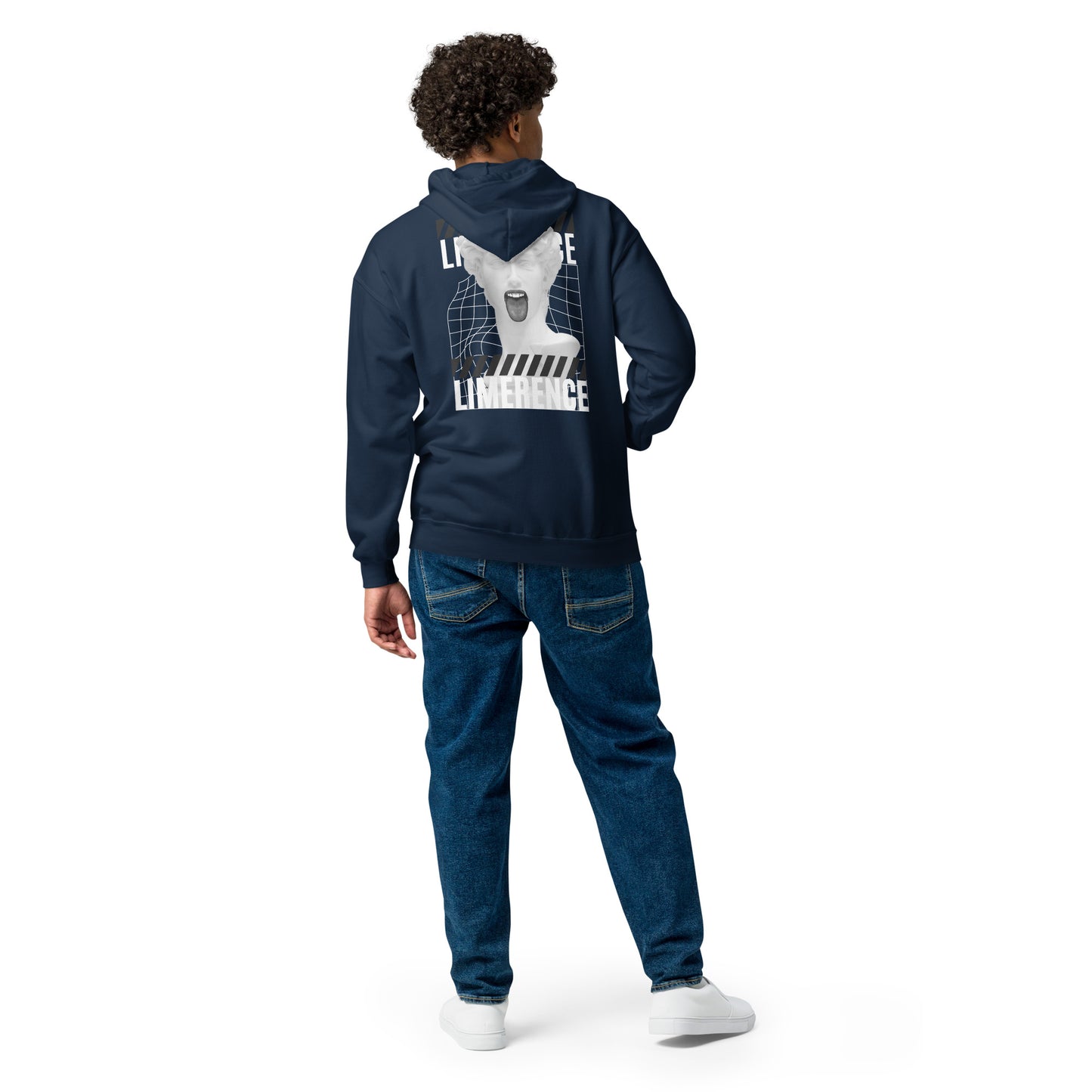 Limerence Heavy Harmony Fusion Zip Hoodie - Navy - FLAKOUT