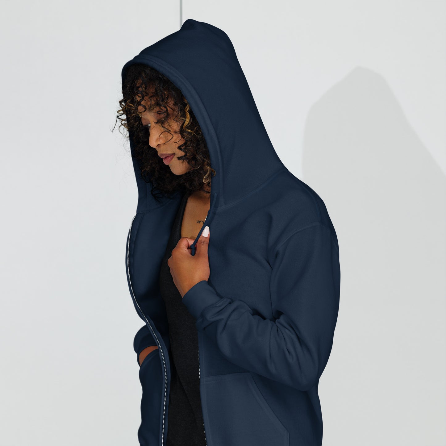 Limerence Heavy Harmony Fusion Zip Hoodie - Navy - FLAKOUT