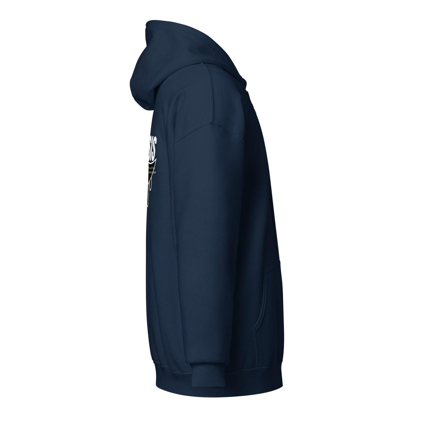 Lunar Eclipsis Heavy Harmony Fusion Zip Hoodie - Navy - FLAKOUT