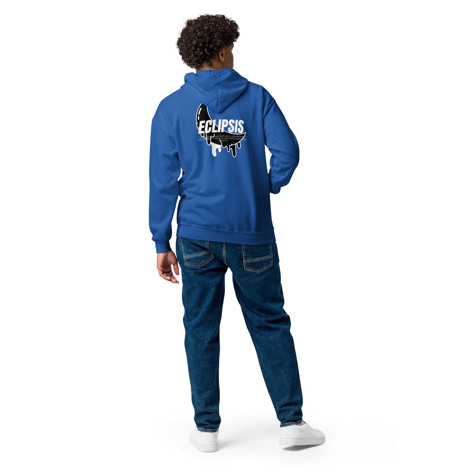 Lunar Eclipsis Heavy Harmony Fusion Zip Hoodie - Royal - FLAKOUT