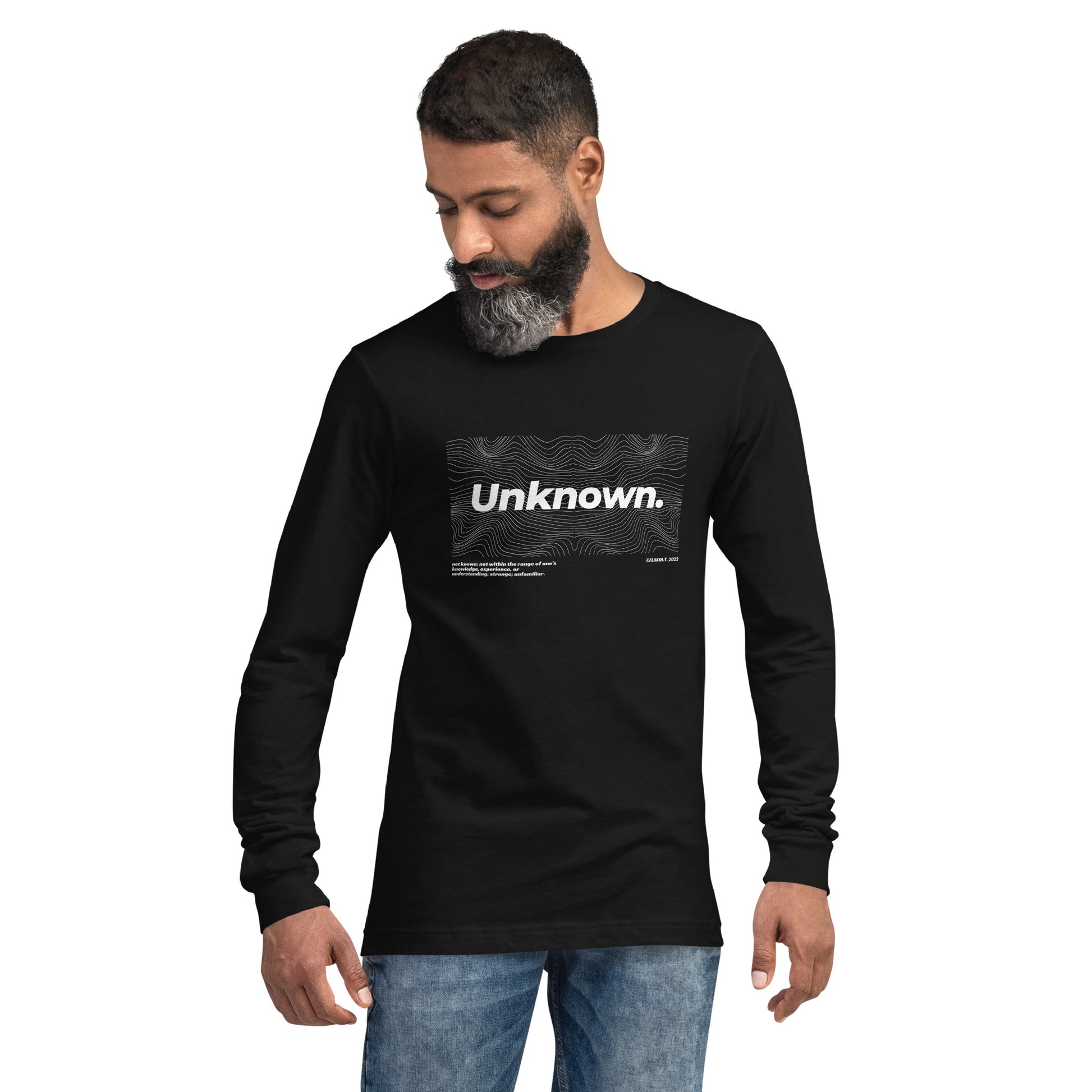 Veil Of The Unknown. Long Sleeve Tee - FLAKOUT