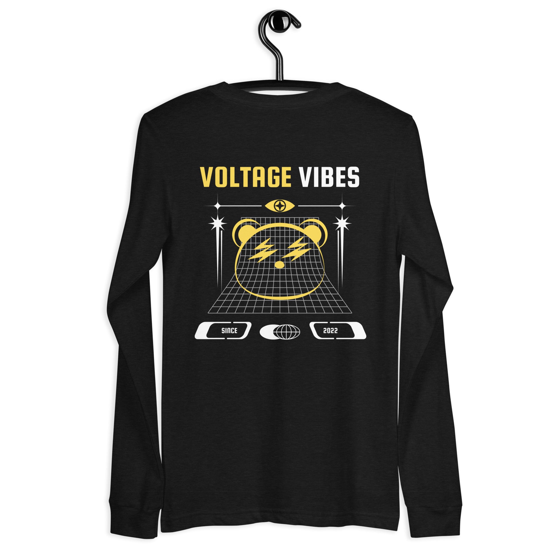 Voltage Vibes Unisex Long Sleeve Shirt - FLAKOUT