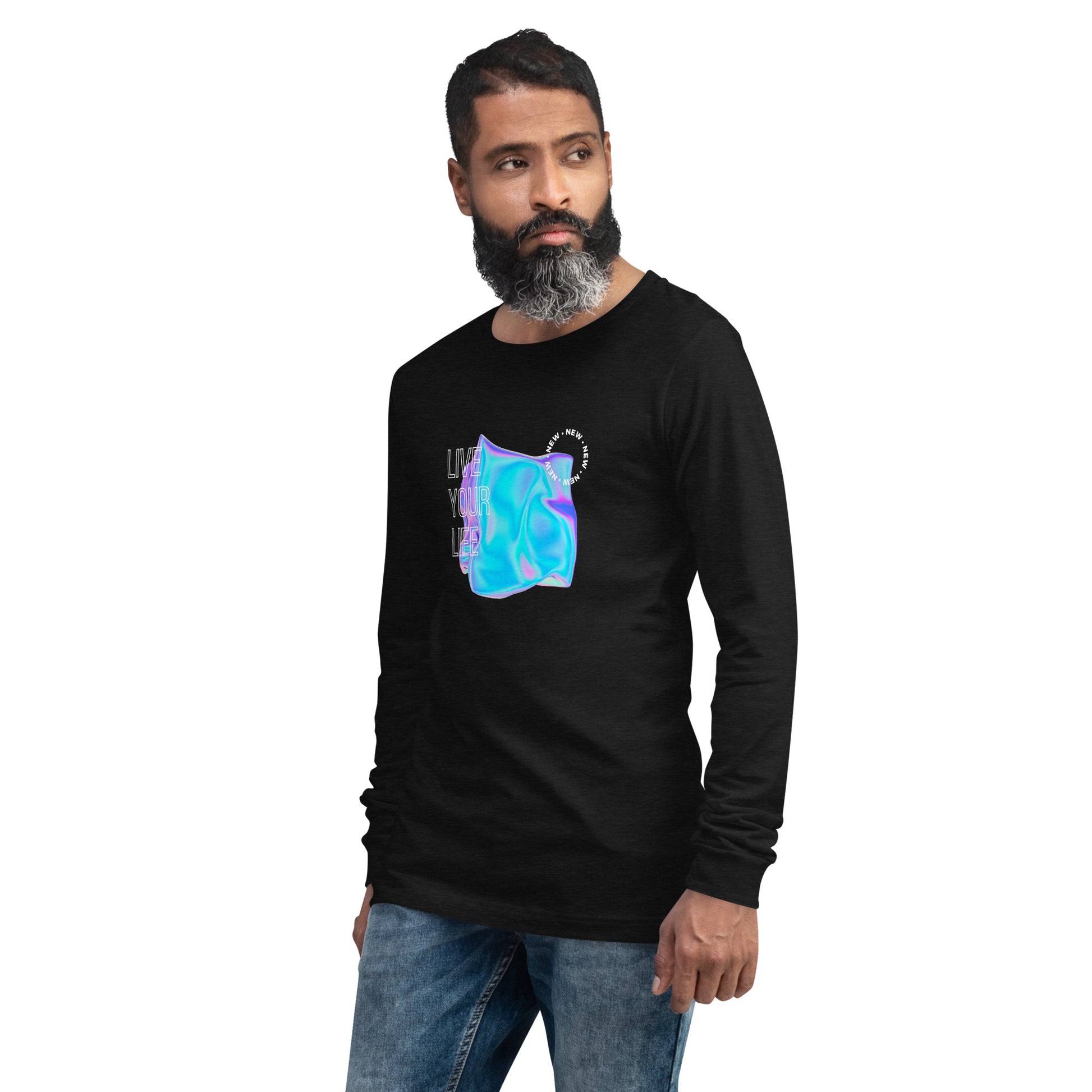 Vivid Existence Live Your Life Long Sleeve Tee - FLAKOUT