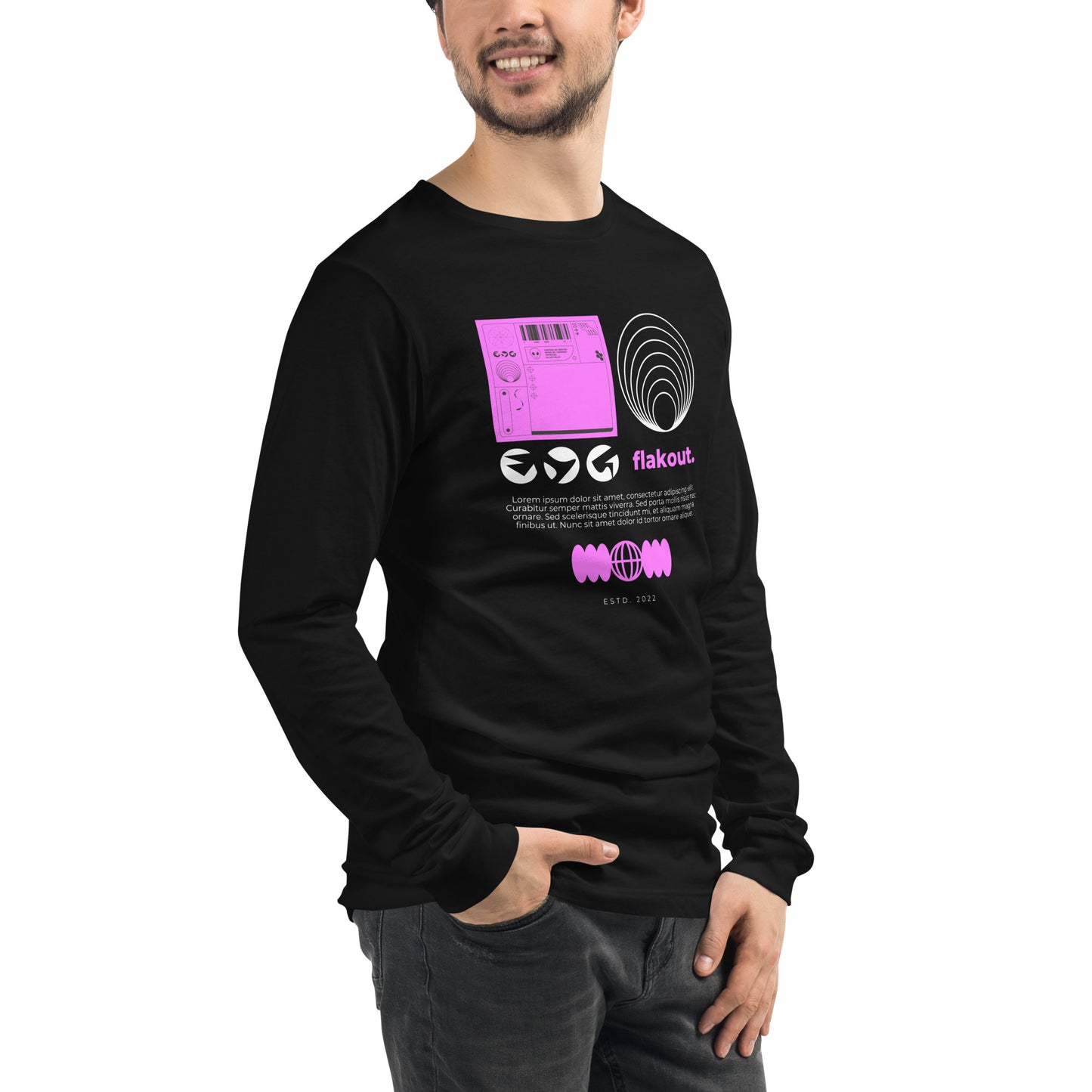 Long Sleeve Tee flakout. - FLAKOUT