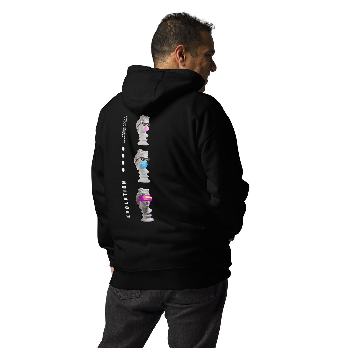 Human Evolution Unisex Hoodie - FLAKOUT