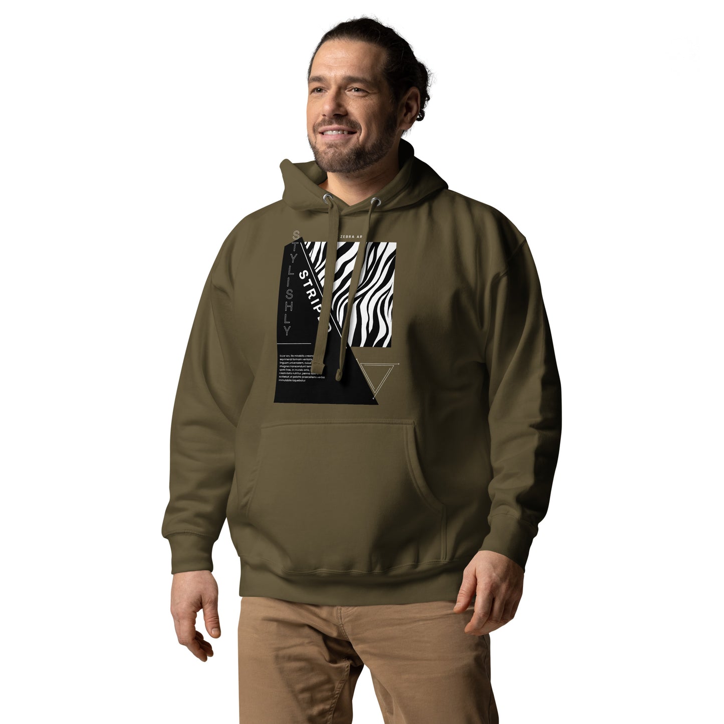 The Zebra Art Unisex Hoodie - FLAKOUT