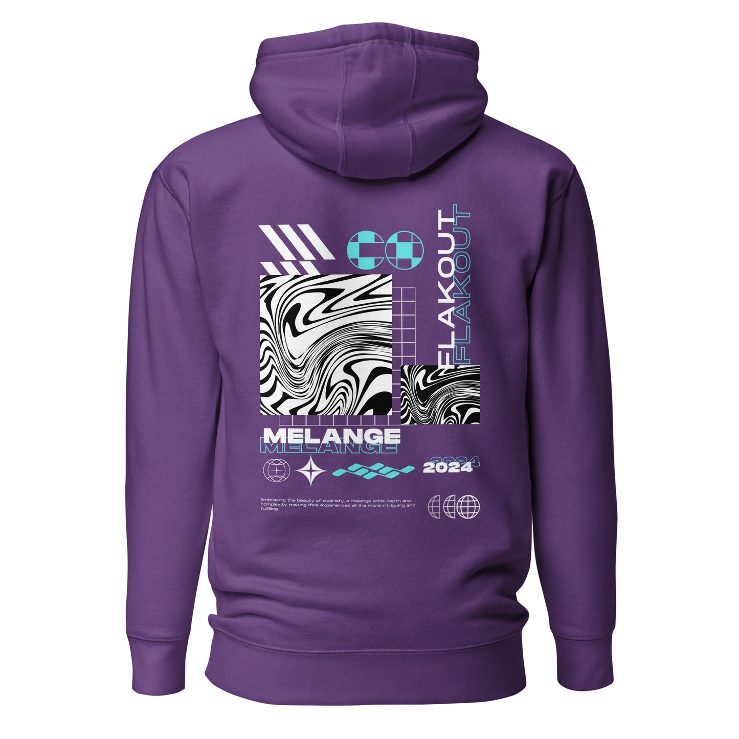 Melange Unisex Hoodie - FLAKOUT