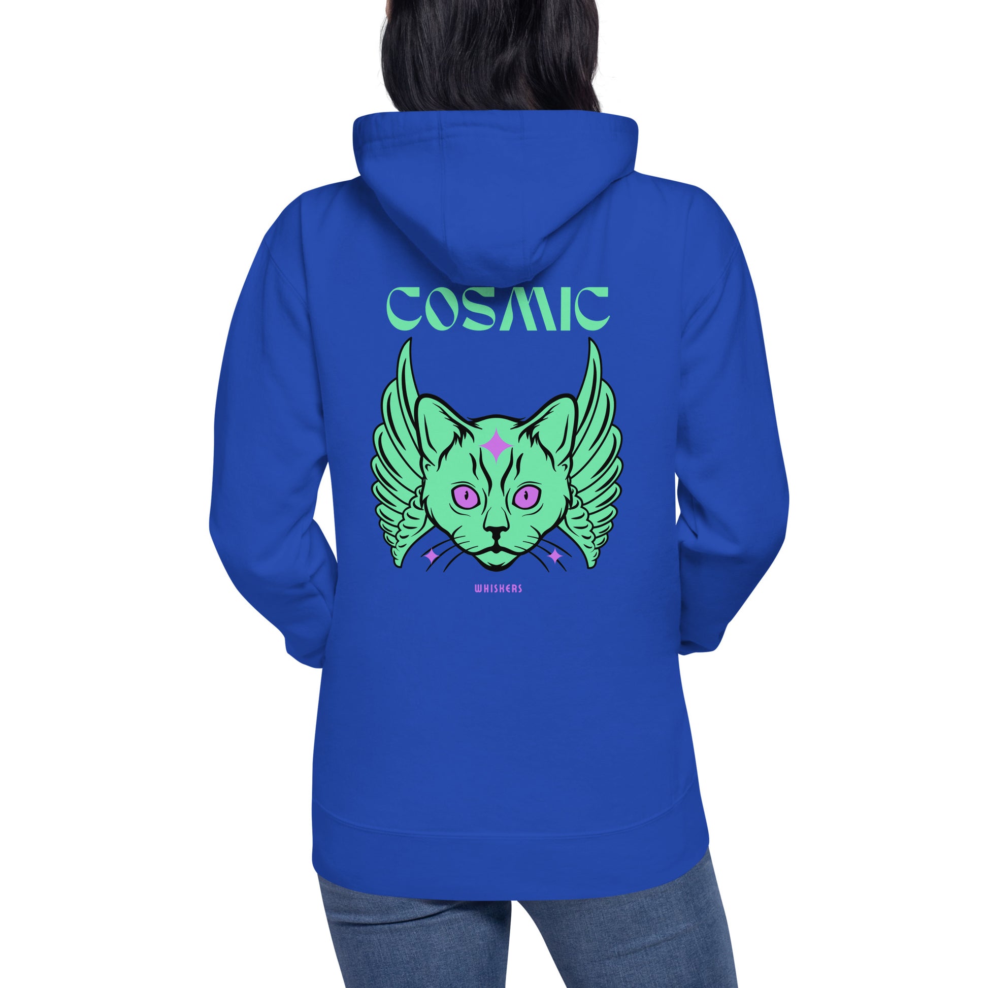 Cosmic Whiskers Unisex Hoodie - FLAKOUT