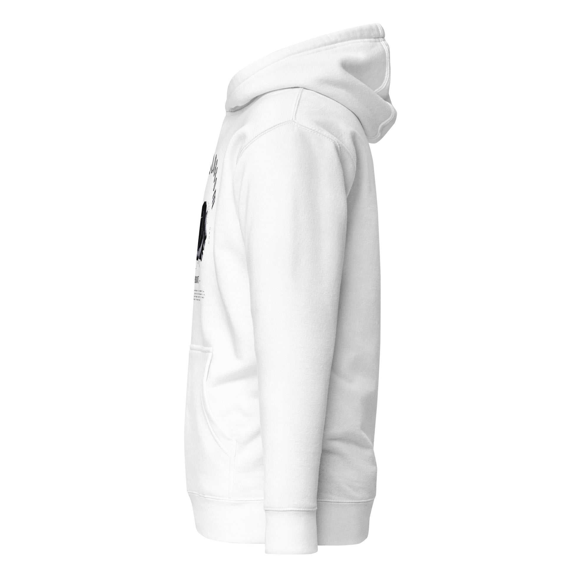 Noir Blossom Unisex Hoodie - FLAKOUT