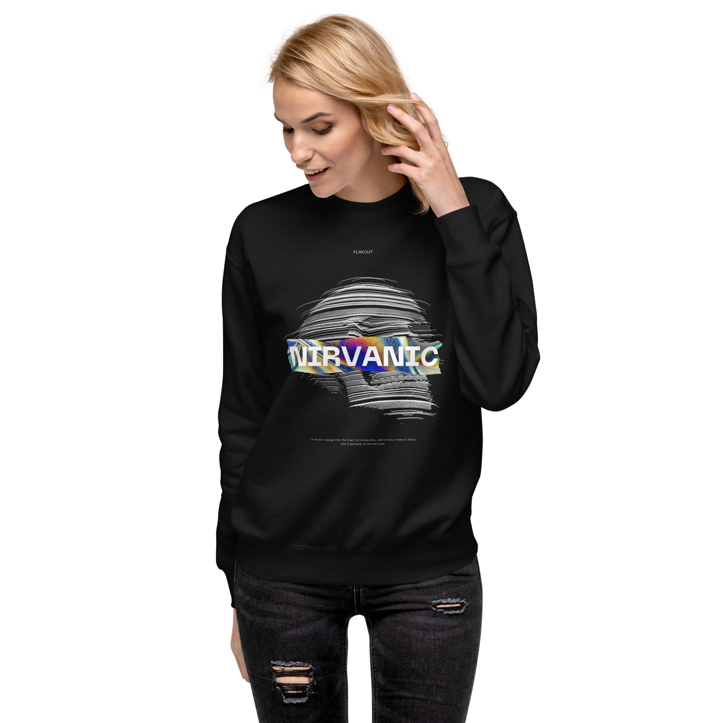 Nirvanic Unisex Fleece Sweatshirt - FLAKOUT