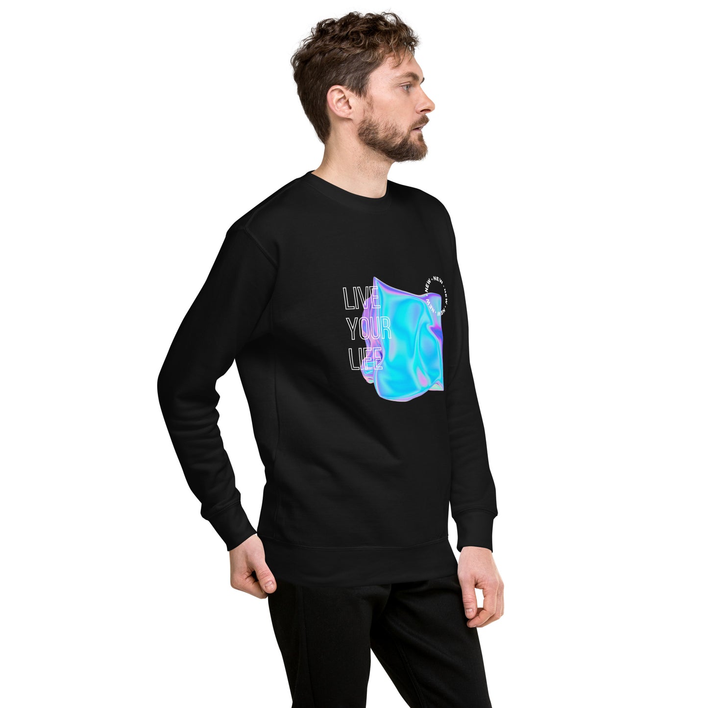 Vivid Existence Live Your Life Sweatshirt - FLAKOUT