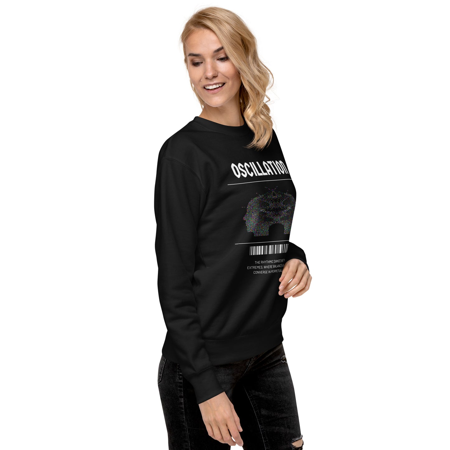 Oscillation Unisex Fleece Sweatshirt - FLAKOUT