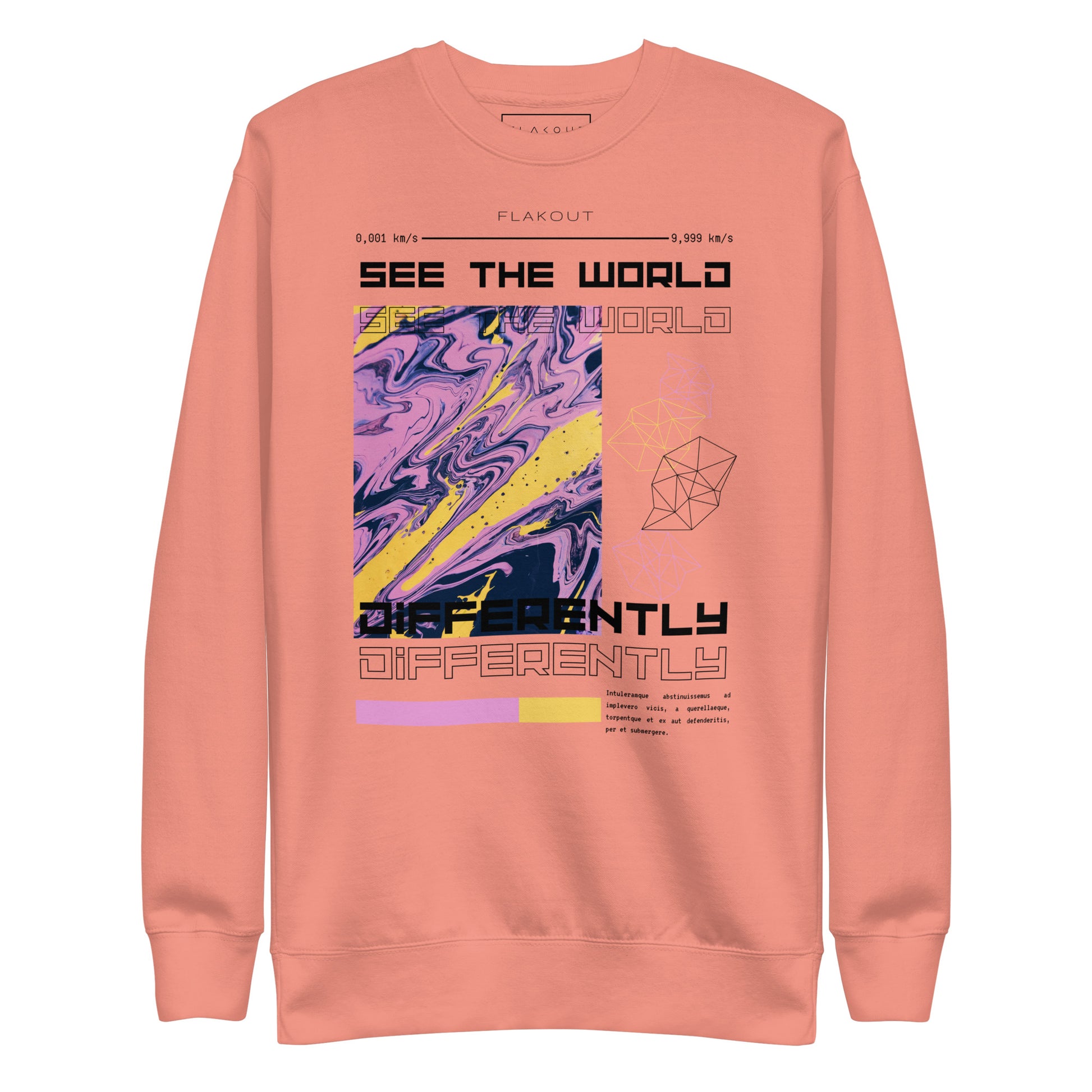 Divergent Horizon See The World Differently Sweatshirt - FLAKOUT