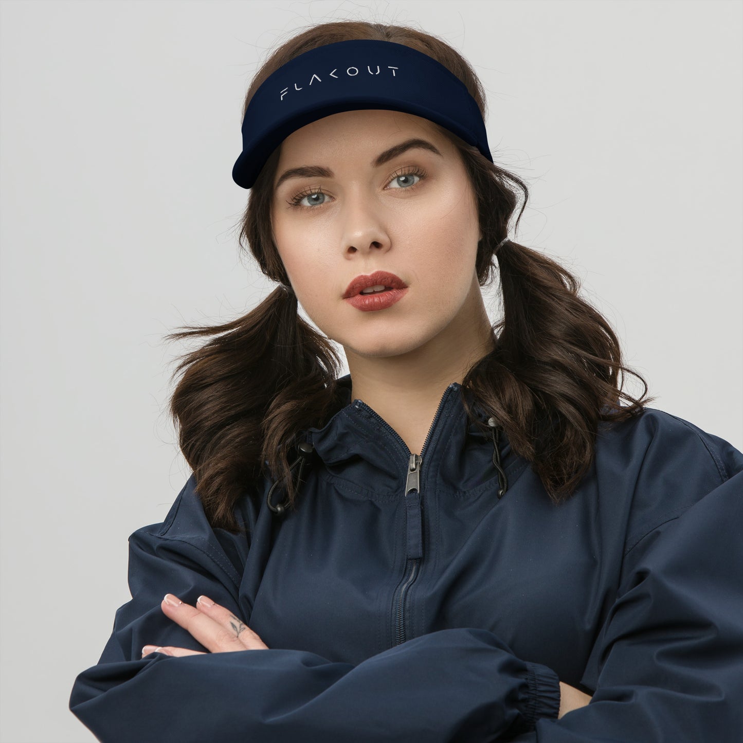 FLAKOUT Sport Unisex Visor - Navy