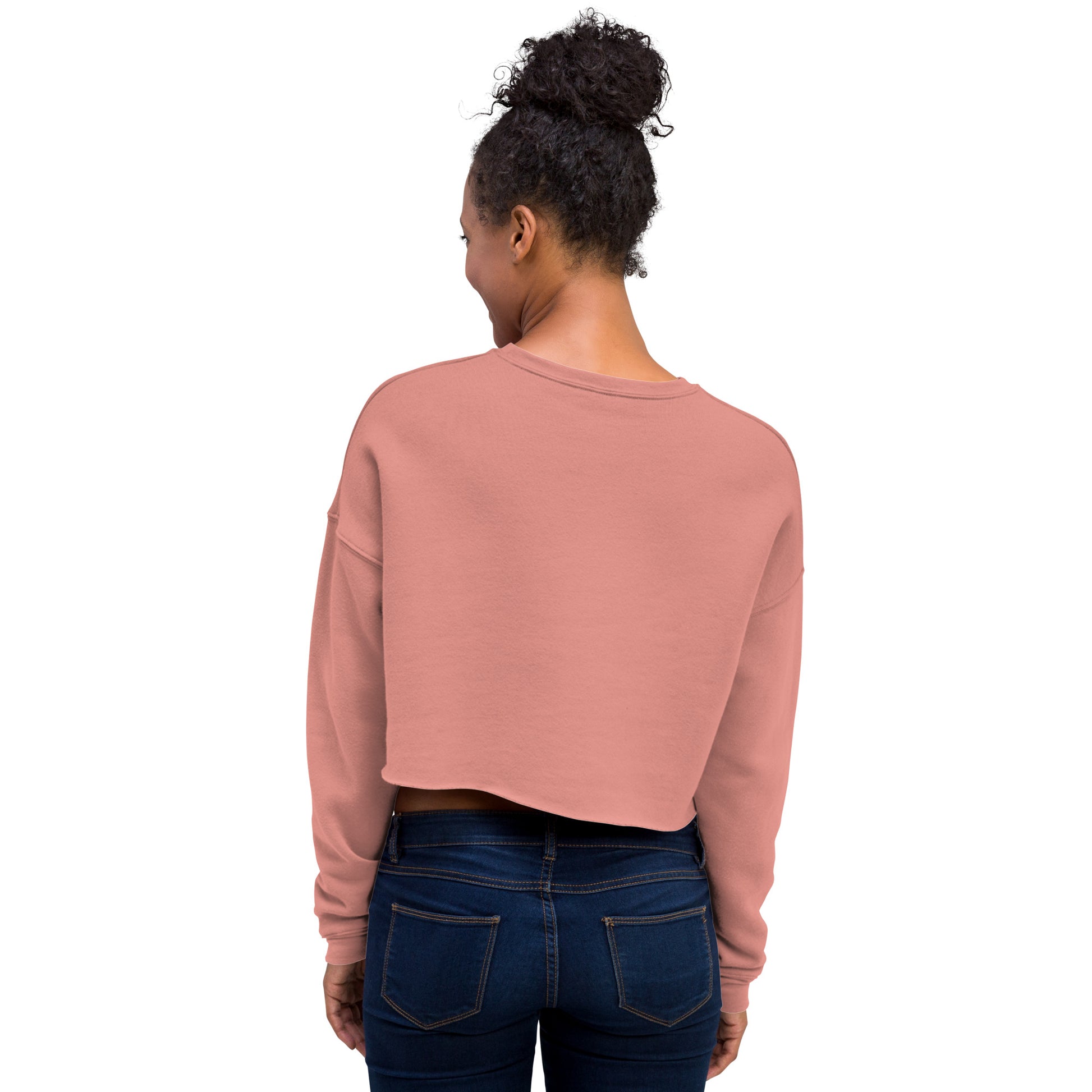 Limerence Women's Crop Sweatshirt - Mauve - FLAKOUT