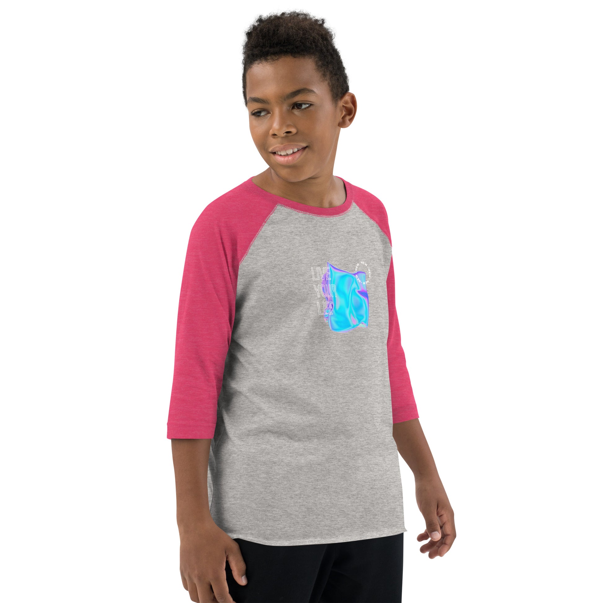 Vivid Existence Live Your Life Kid's Long Sleeve Shirt - FLAKOUT