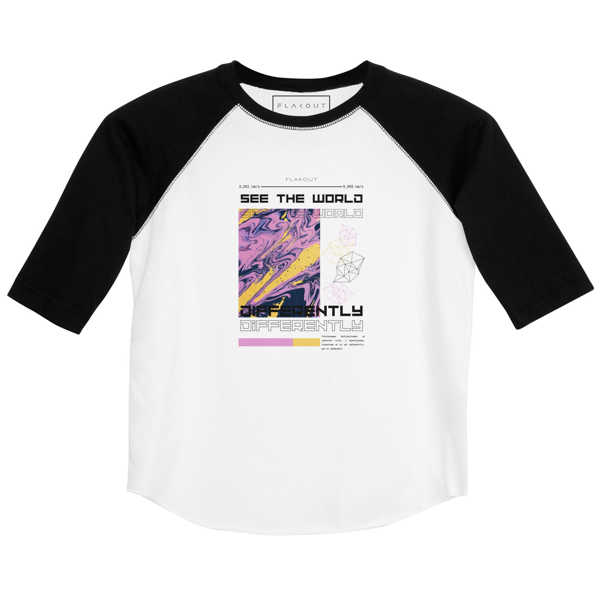 Divergent Horizon See The World Differently Kid's Long Sleeve Shirt - FLAKOUT