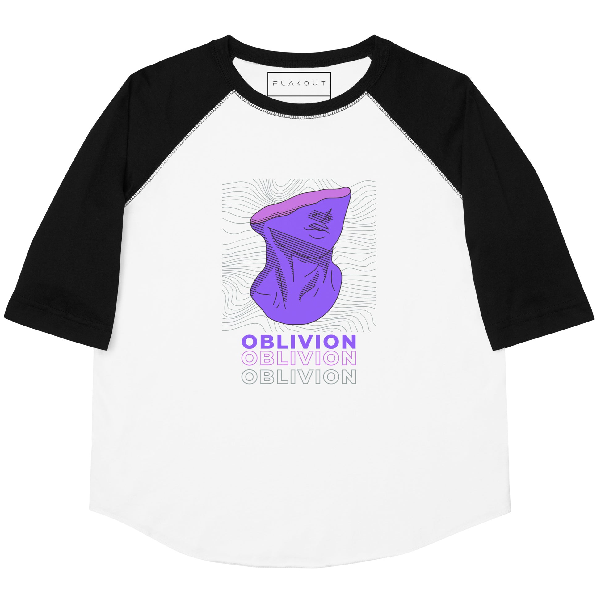 Violet Veil Of Oblivion Kid's Long Sleeve Shirt - FLAKOUT