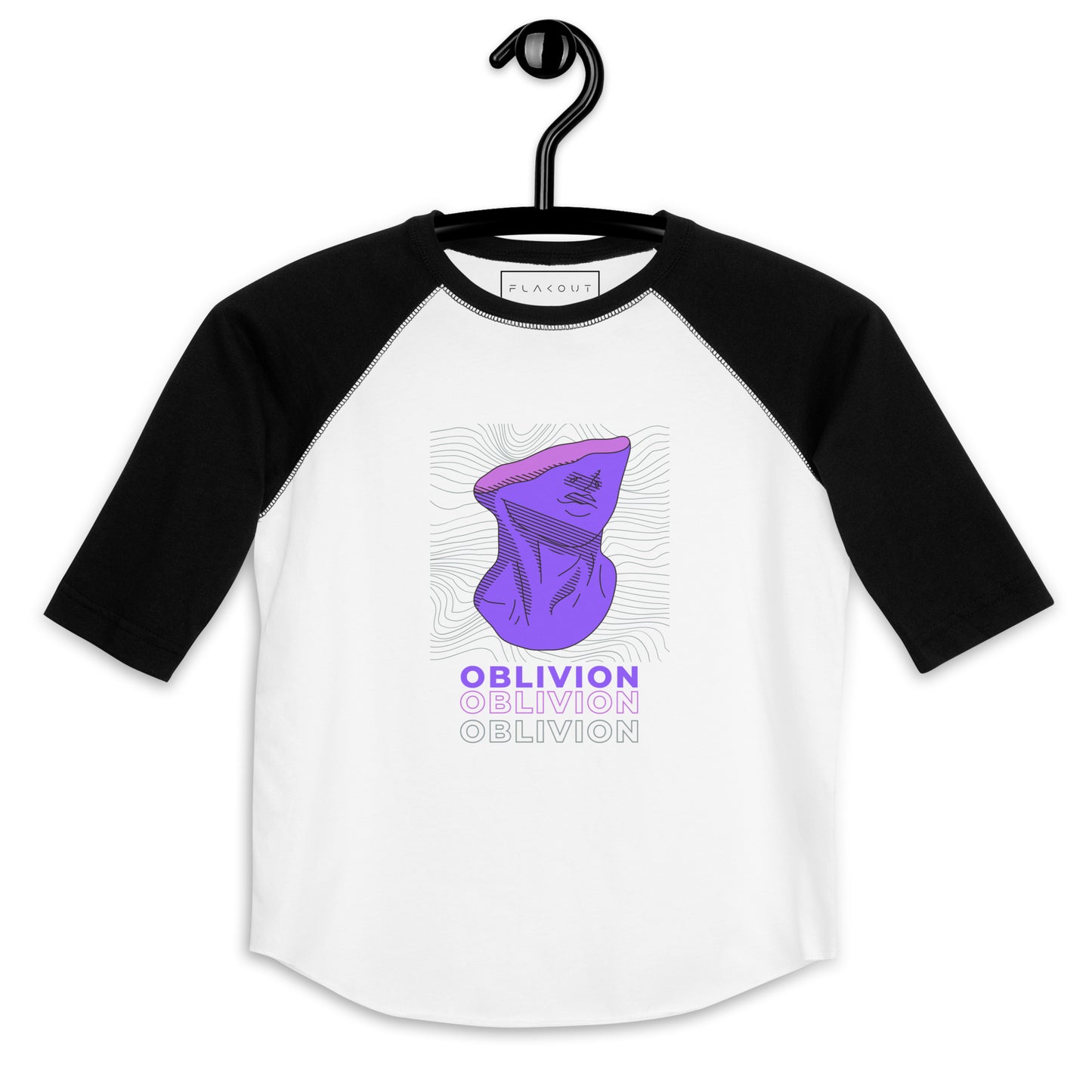 Violet Veil Of Oblivion Kid's Long Sleeve Shirt - FLAKOUT