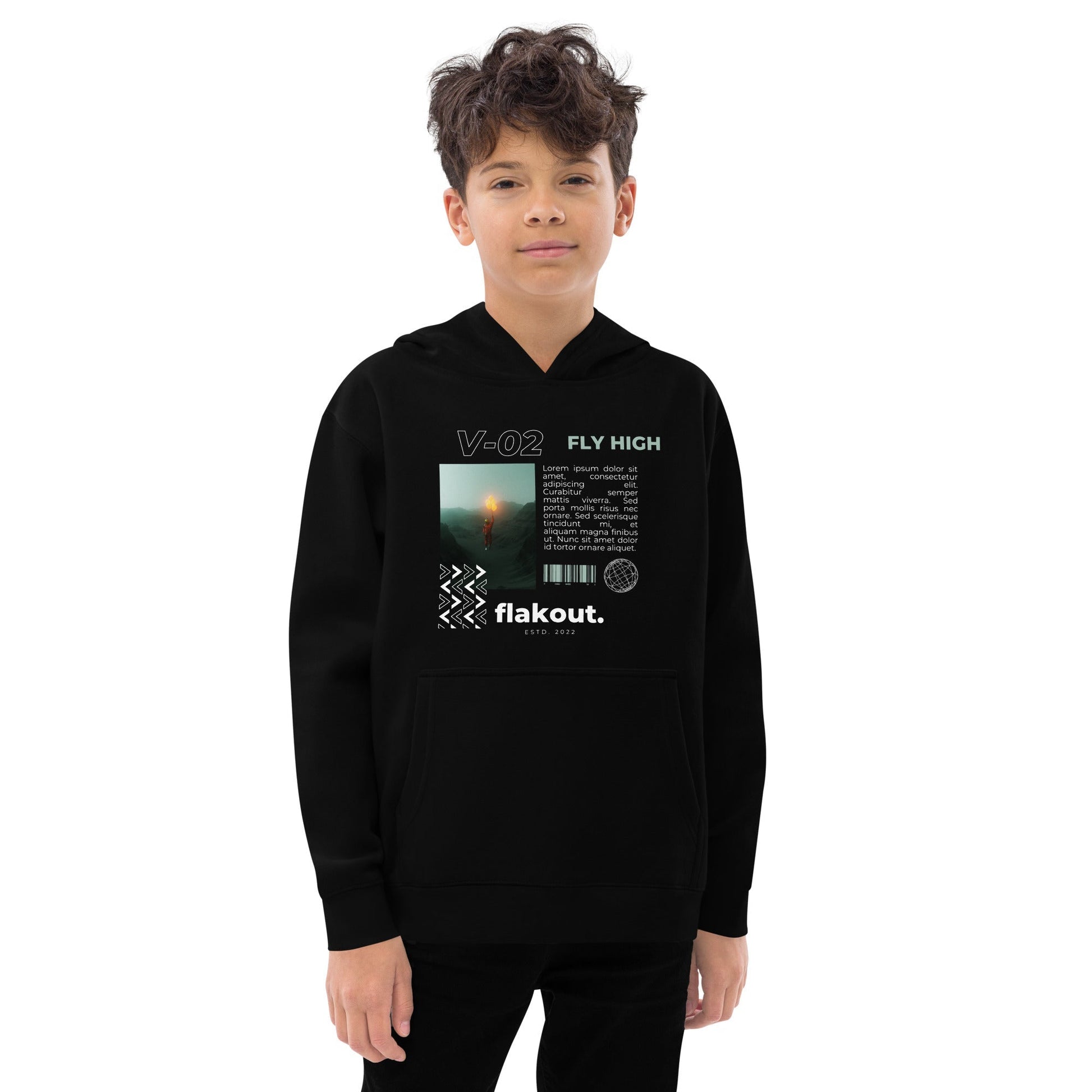 Fly High Voyager Kid's Hoodie - FLAKOUT