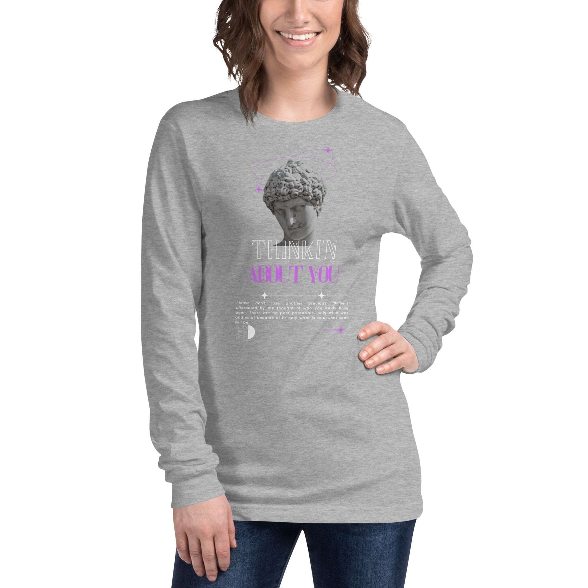 Mindfully Thinki'n About You Long Sleeve Tee - FLAKOUT