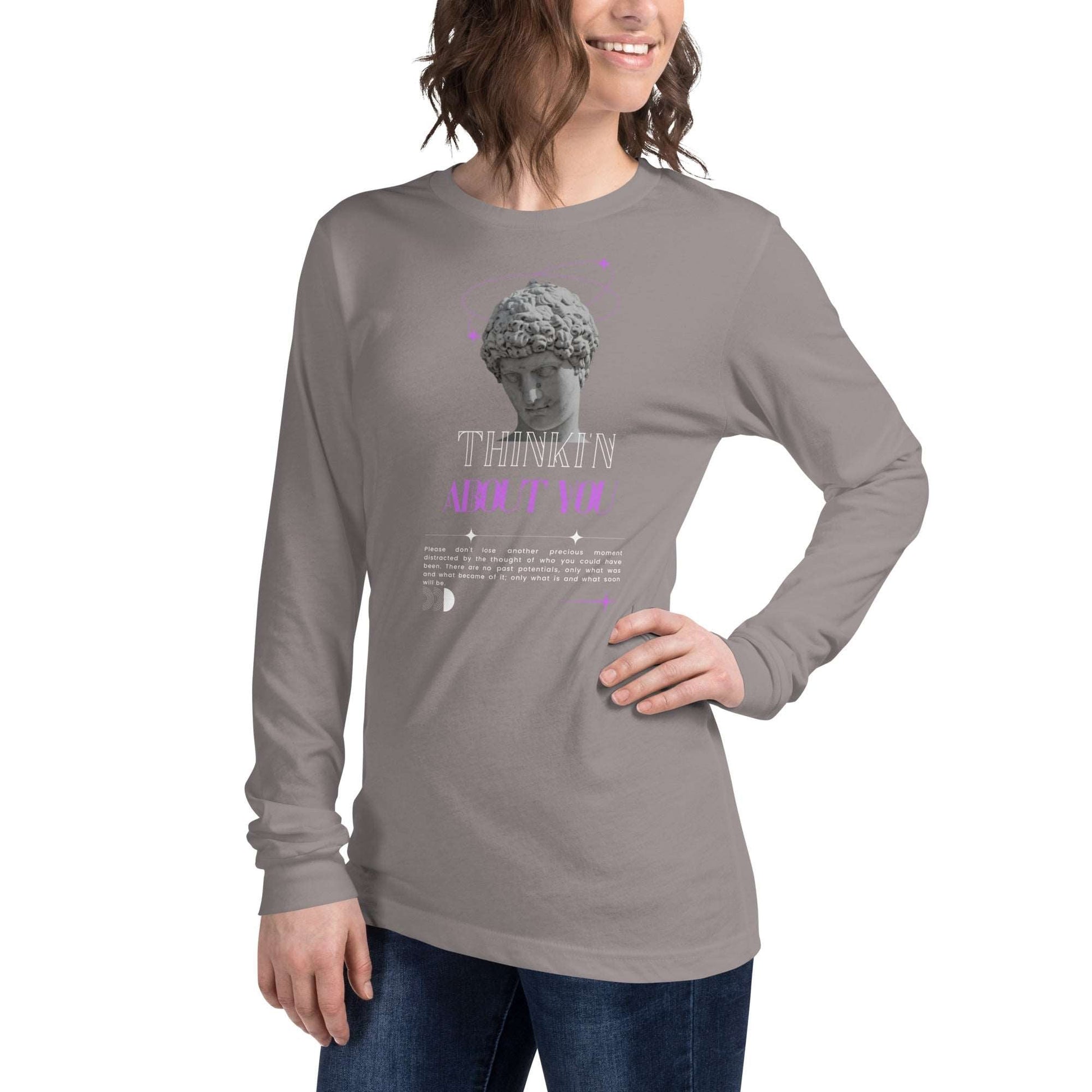 Mindfully Thinki'n About You Long Sleeve Tee - FLAKOUT